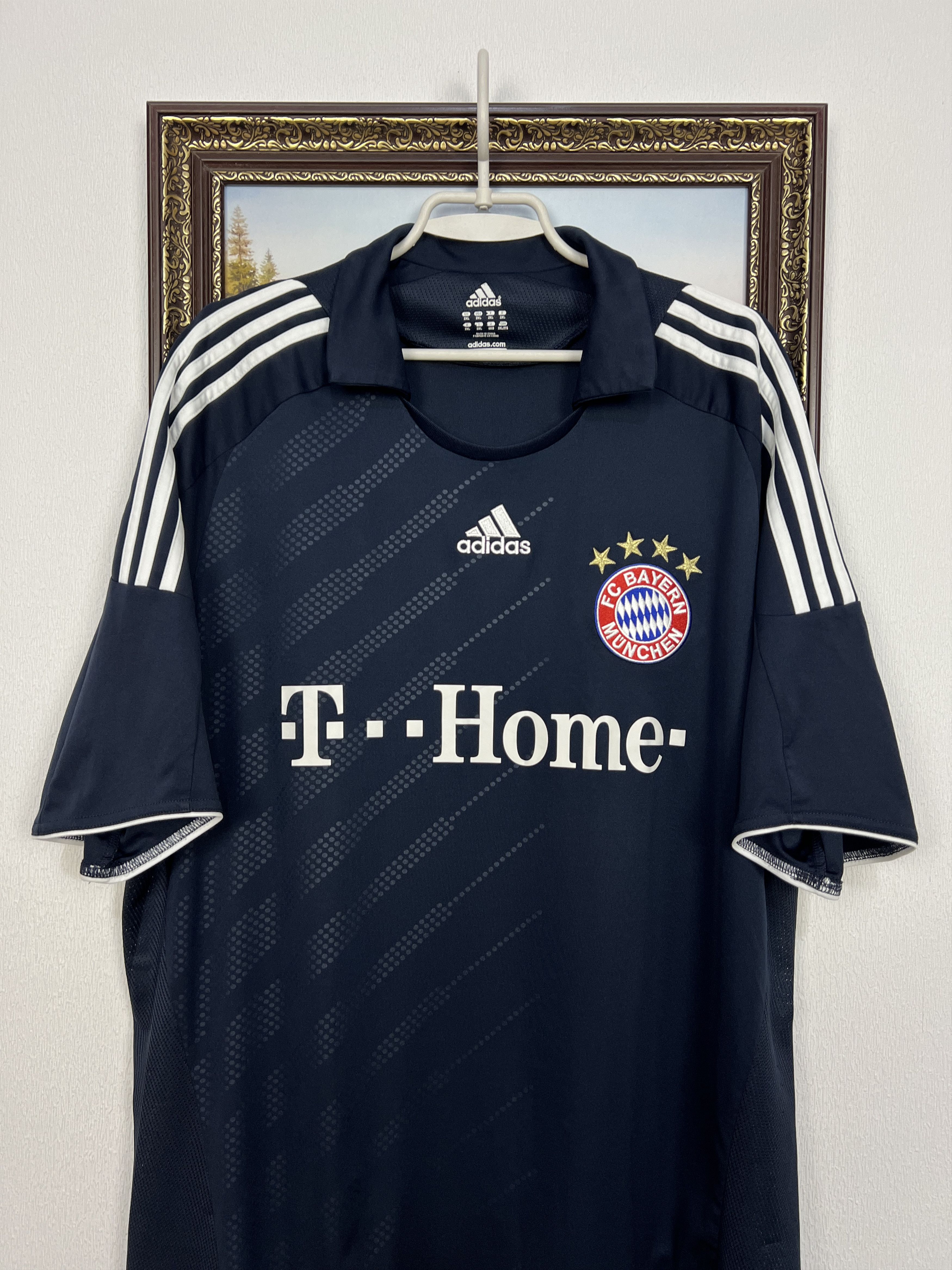 Adidas Bayern Munich Away football shirt 2008 Soccer Adidas Jersey Size US XXL / EU 58 / 5 - 2 Thumbnail