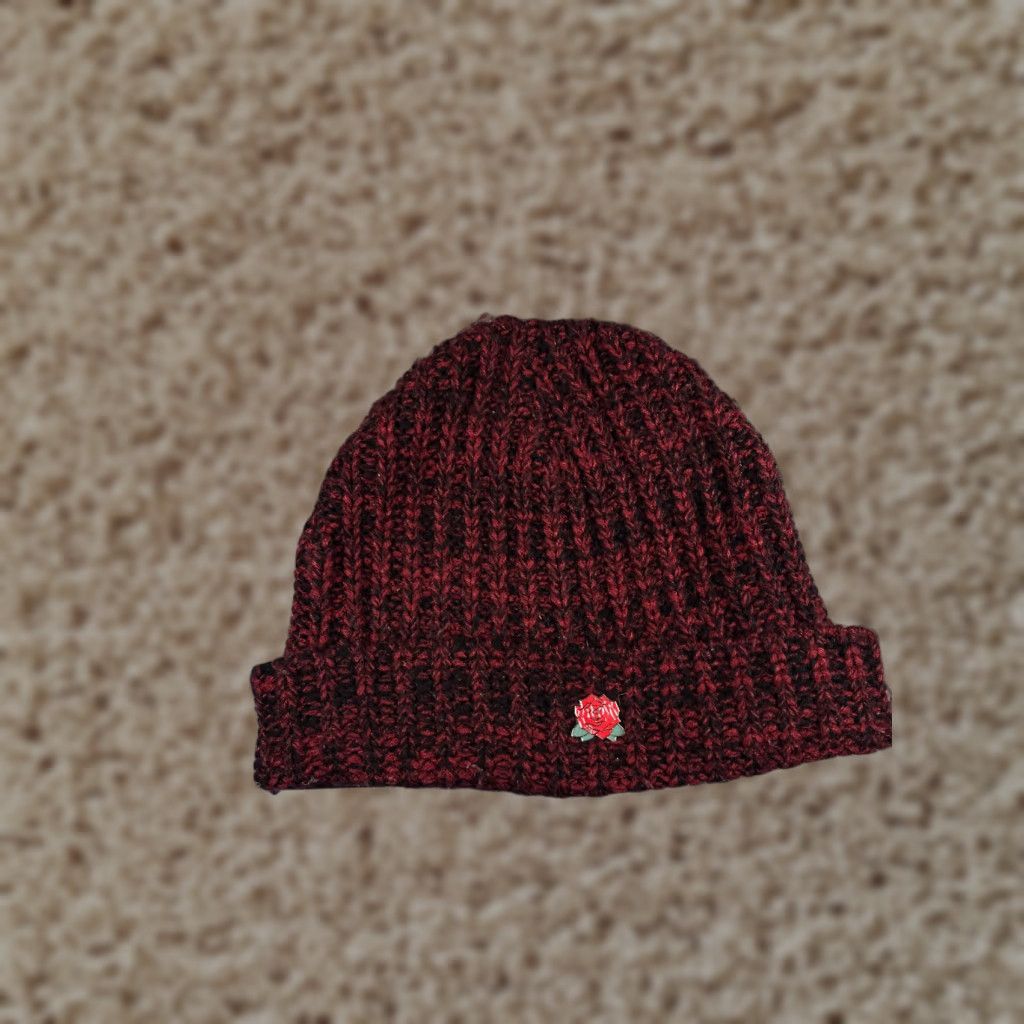 Obey OBEY GIANT Beanie Hat Adult One Size Red Knit 100% Acrylic Ski Snow Casual Outdoor Mens Beanie Size ONE SIZE - 1 Thumbnail