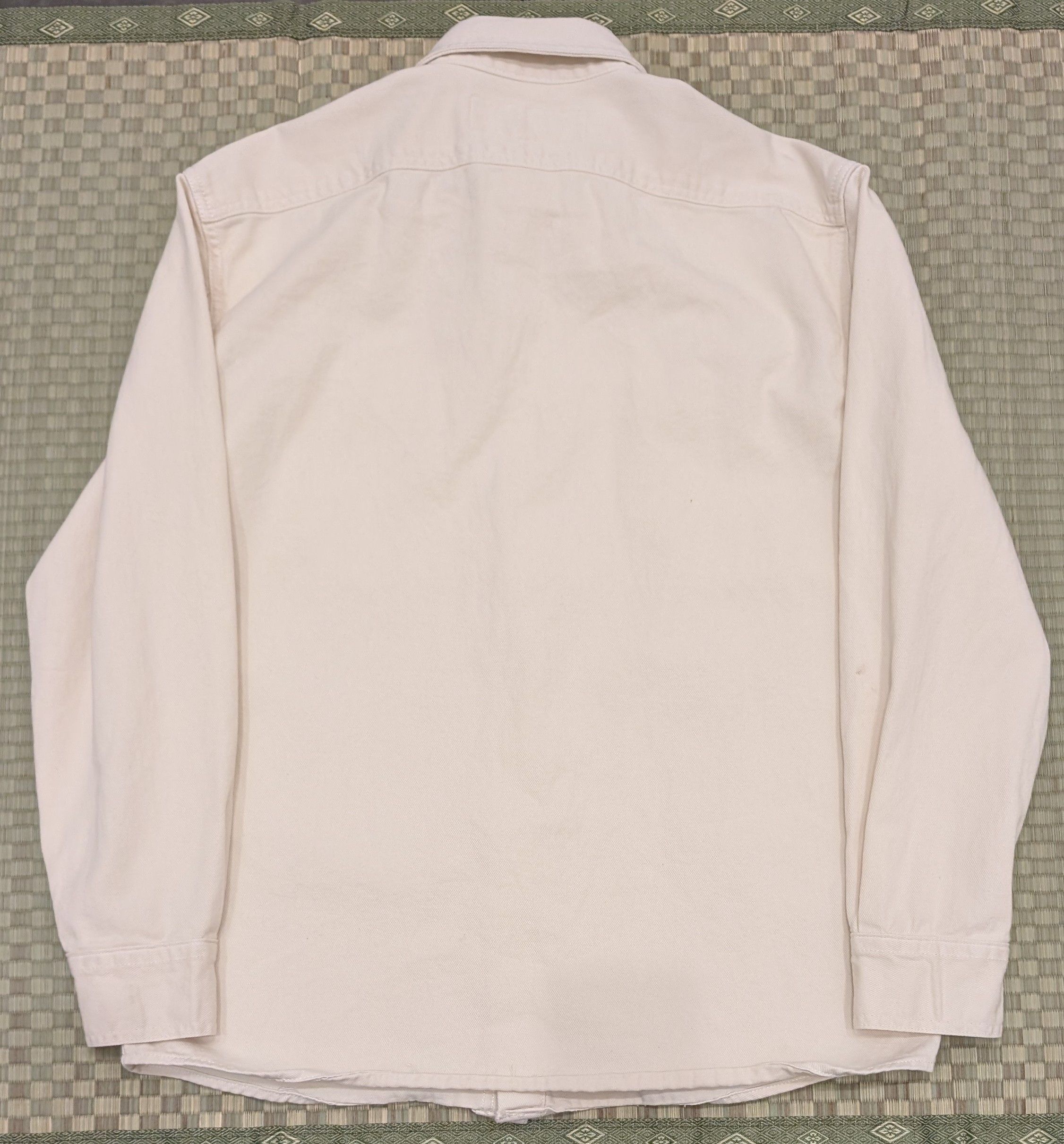 United Colors Of Benetton United Colors of Benetton Natural Twill Overshirt Size US M / EU 48-50 / 2 - 2 Thumbnail