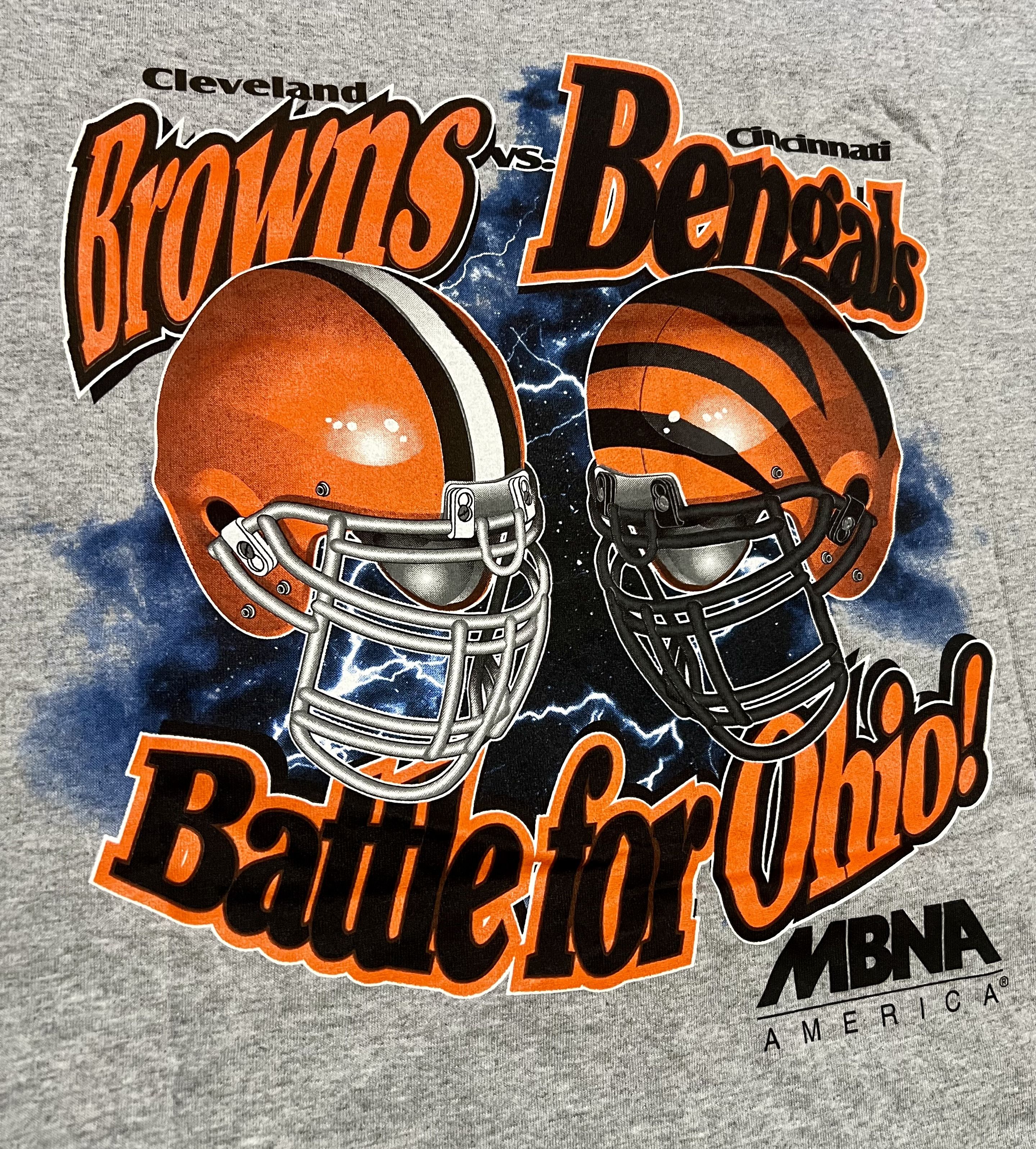 Logo Athletic Cleveland Browns/Cincinnati Bengals Logo Athletic T-Shirt Size US XL / EU 56 / 4 - 6 Thumbnail