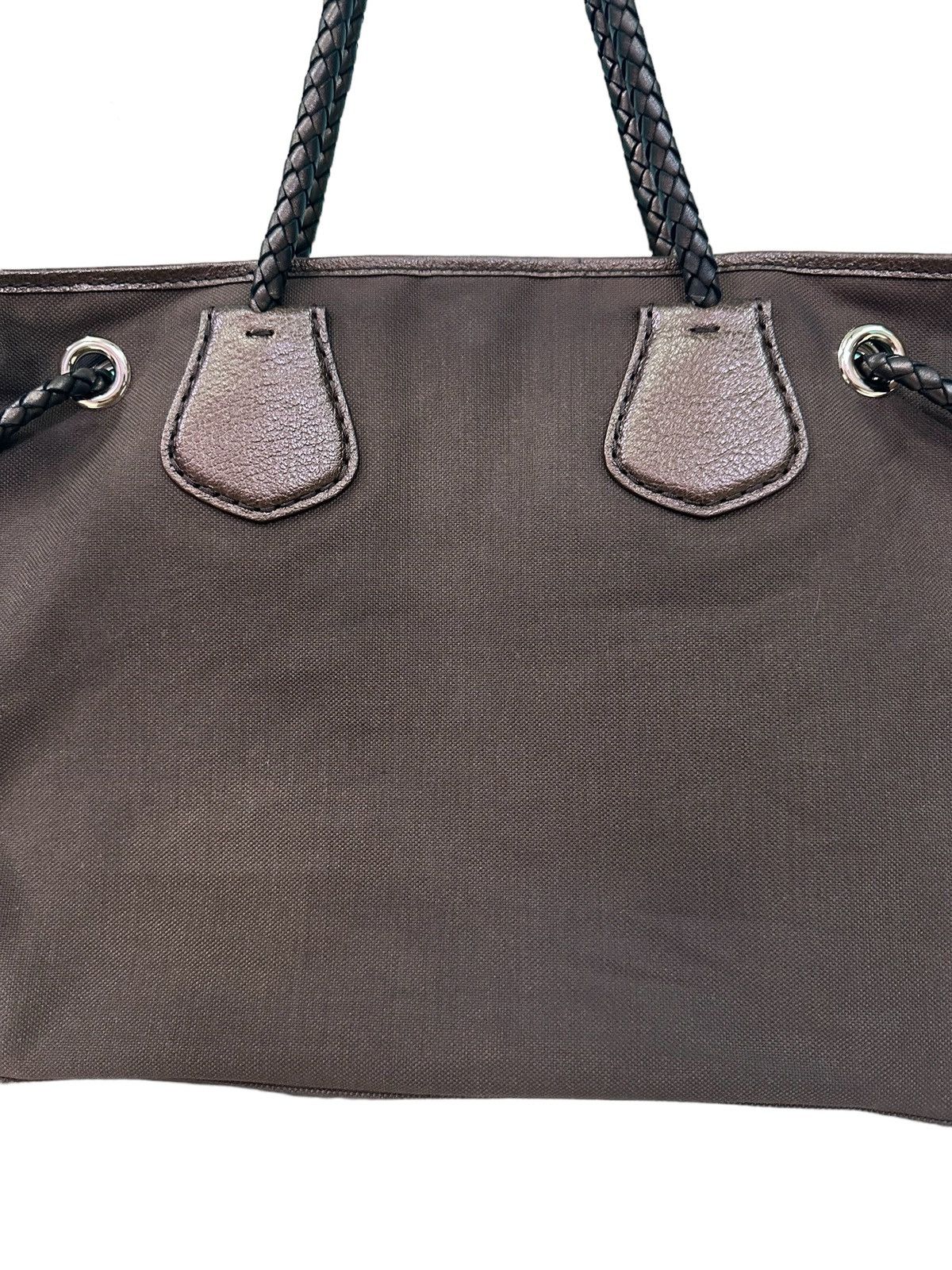 Celine AUTHENTIC CELINE CARRIAGE CANVAS LEATHER TOTE BAG Size ONE SIZE - 5 Thumbnail