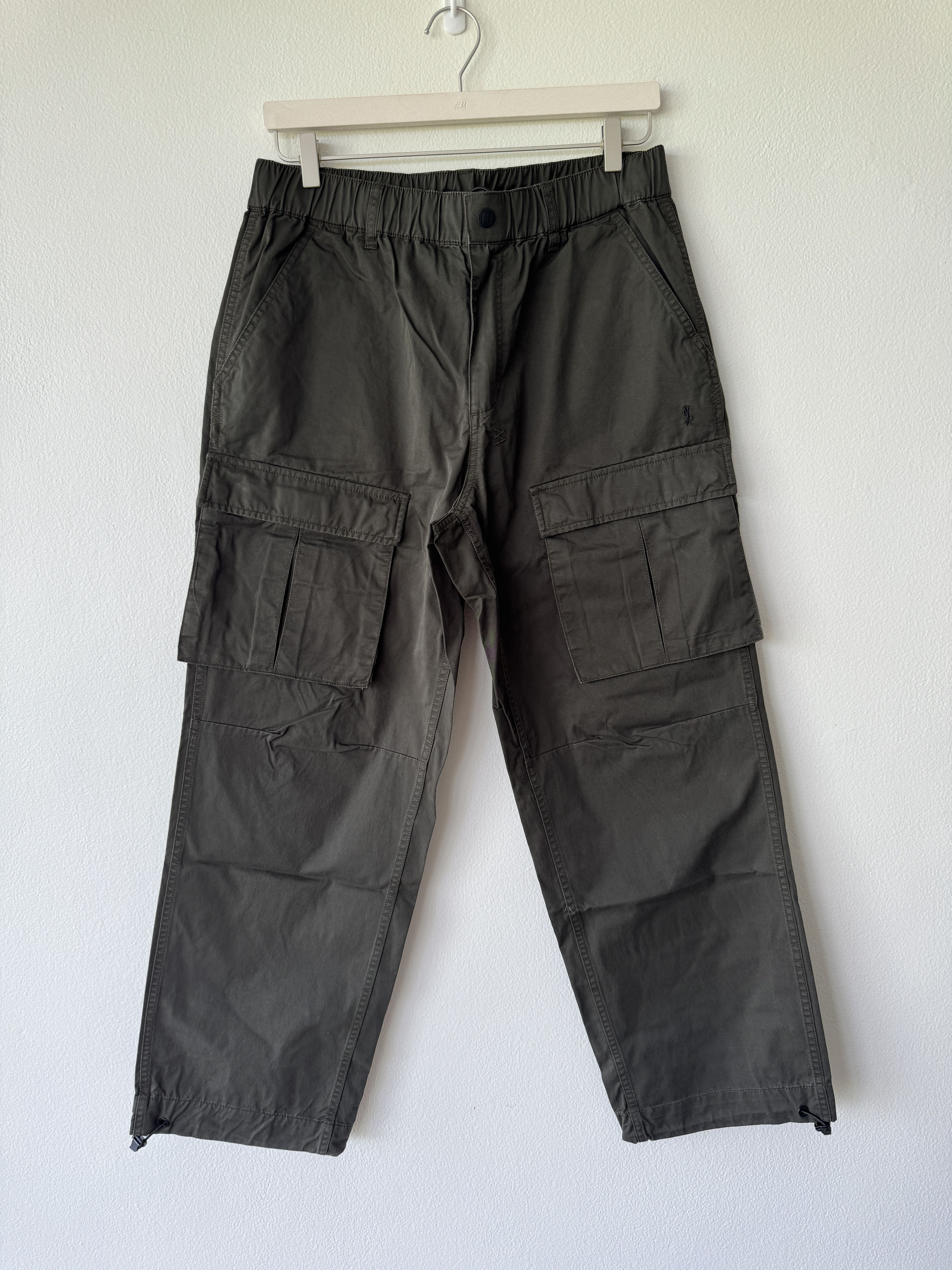 image of Ksubi Fugitive Cargo Track Pant Trouser Dark Fantasy Khaki Green, Men's (Size 36)