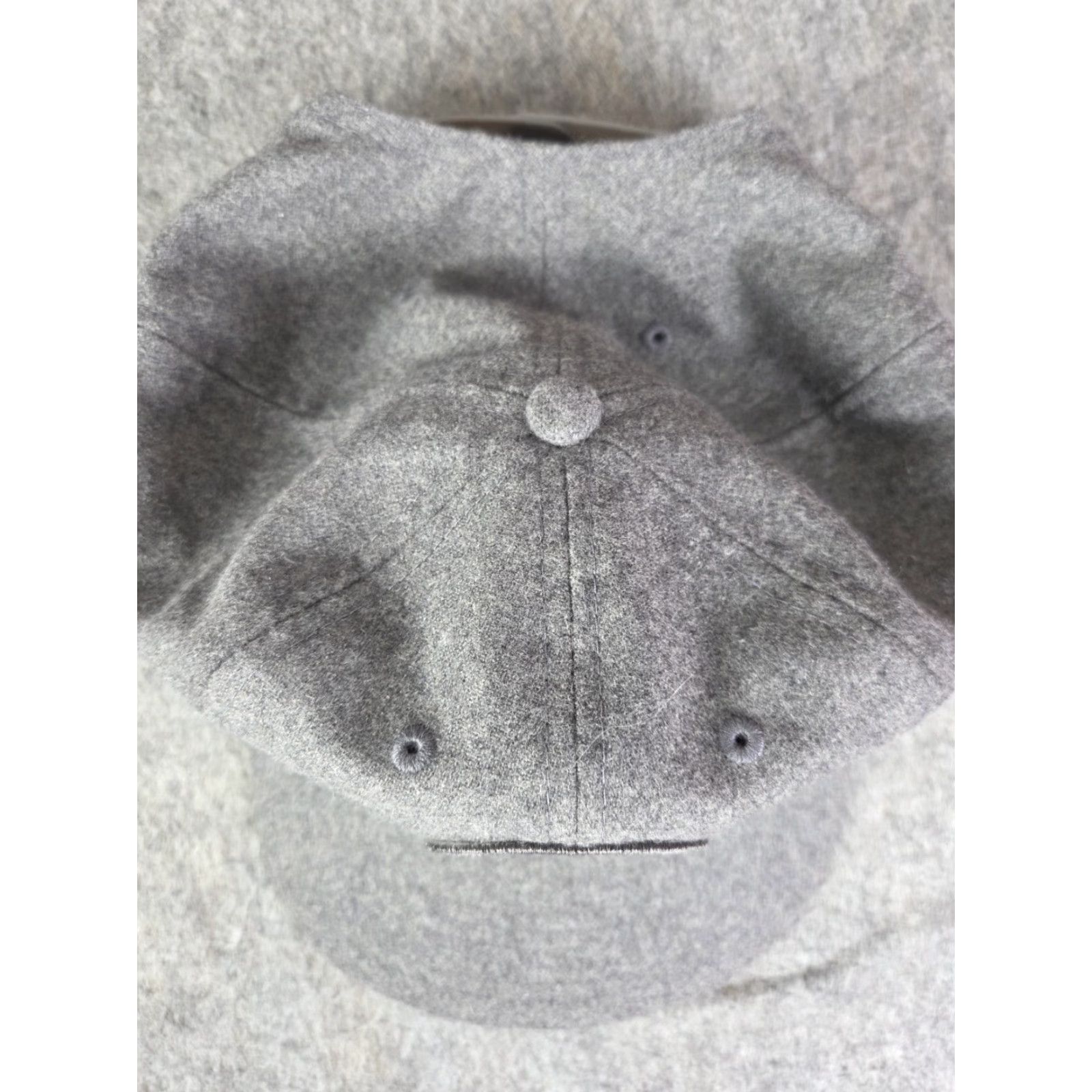 Vineyard Vines Vineyard Vines Hat Gray Wool Blend Baseball Snapback Adjustable Unisex Adults Cap Size ONE SIZE - 2 Thumbnail