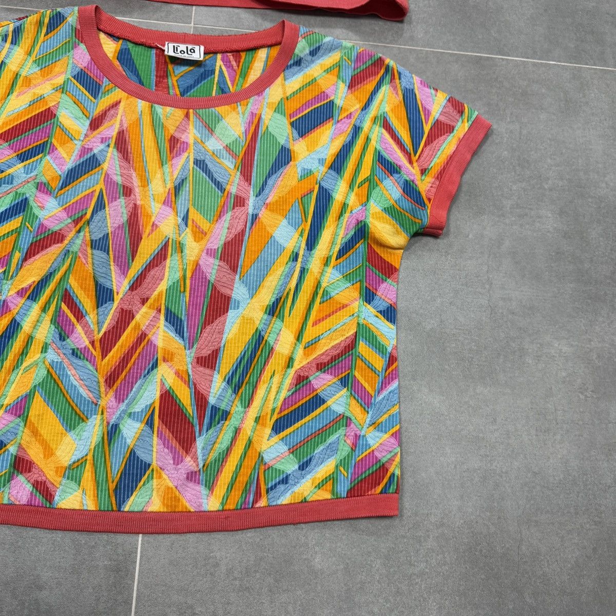 Other Vintage Liola Women T-Shirt / Cardigan Size M Made in Italy Size M / US 6-8 / IT 42-44 - 5 Thumbnail