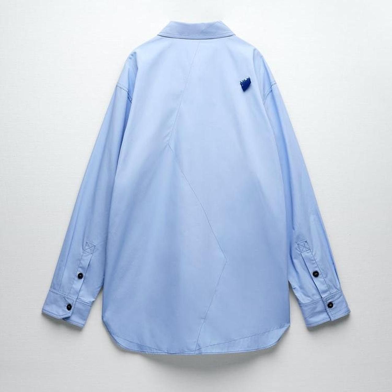 Ader Error × Zara Ader Error x Zara Blue Button Down Shirt Size US M / EU 48-50 / 2 - 2 Thumbnail