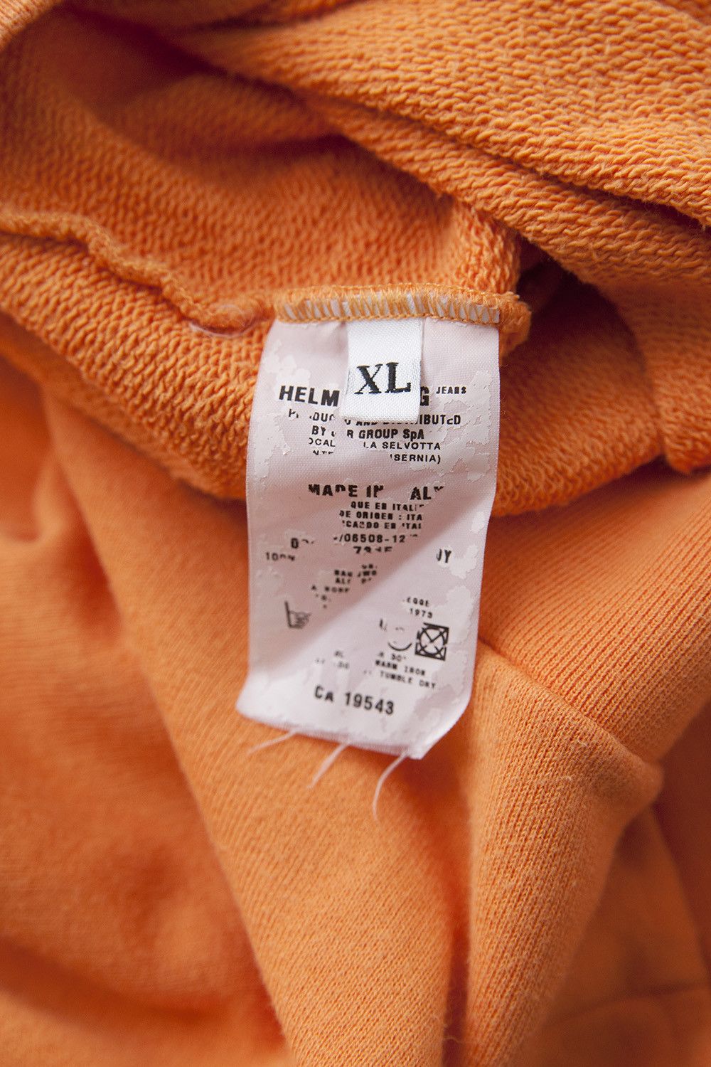 Helmut Lang SS00 orange sweatshirt Size US XL / EU 56 / 4 - 6 Thumbnail