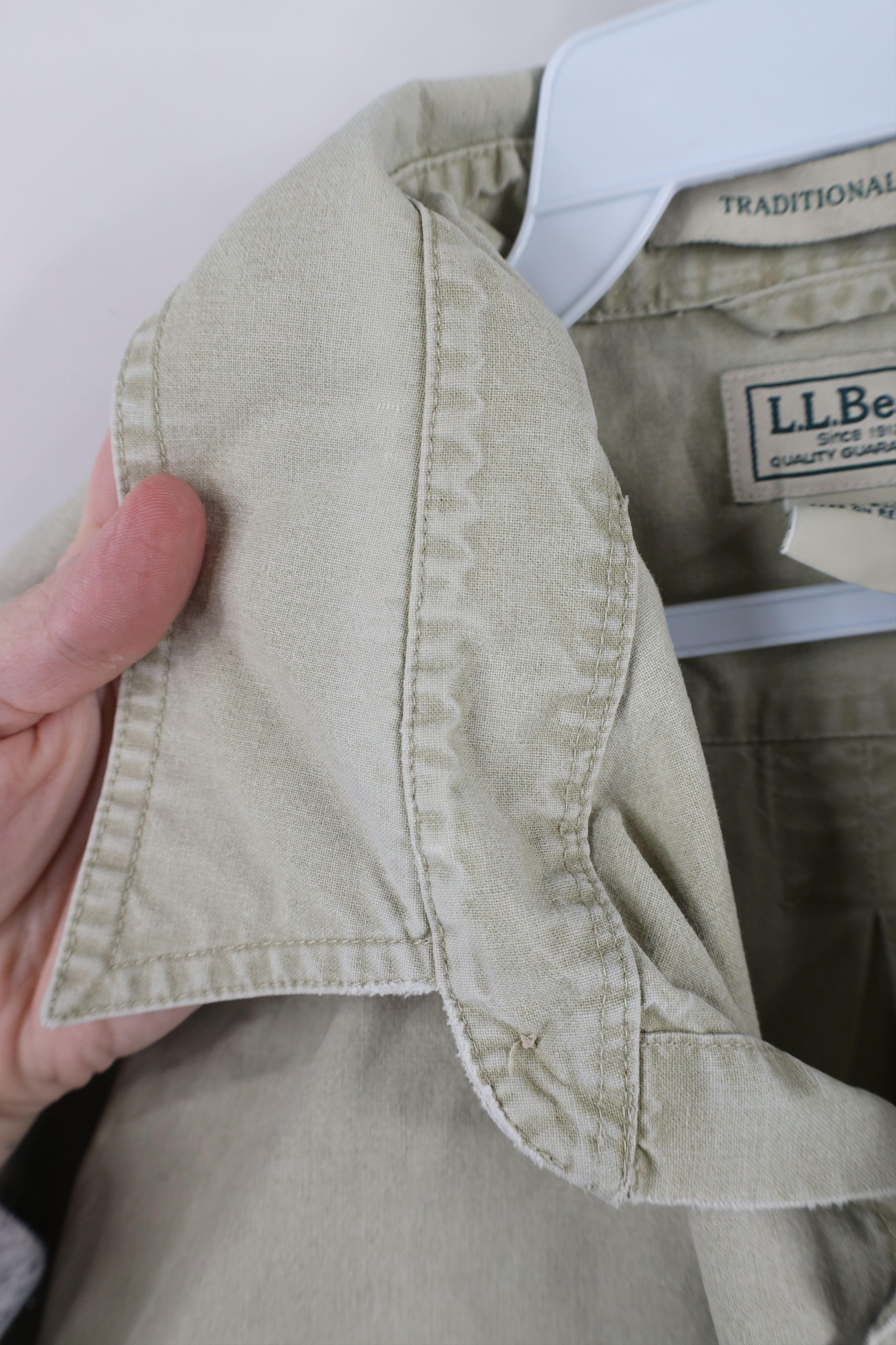 L.L. Bean × Vintage Vintage LL Bean Safari Bush Collared Button Shirt Beige Size US XL / EU 56 / 4 - 10 Thumbnail