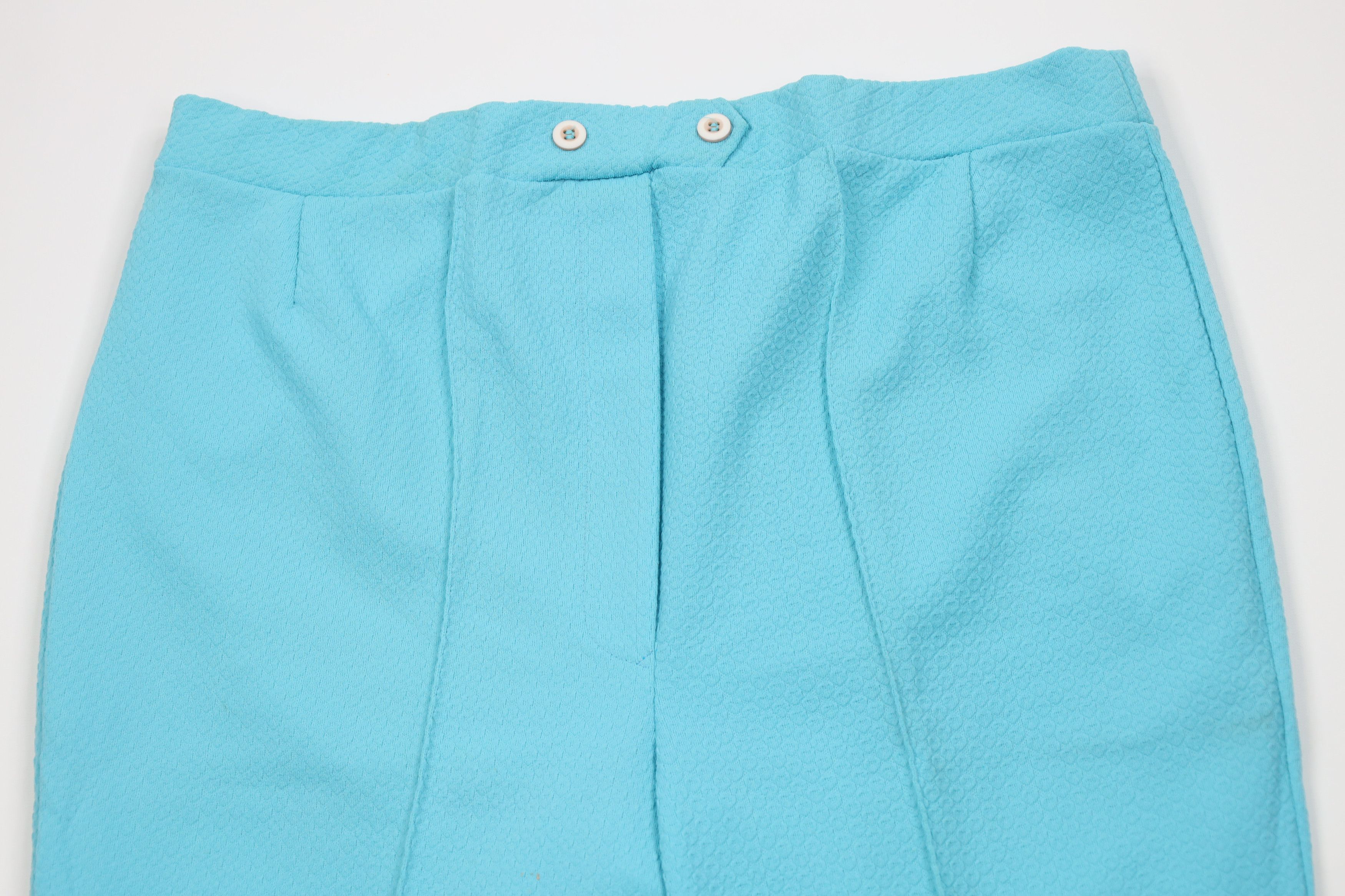 Vintage Vintage 70s Streetwear Bell Bottoms Pants Light Blue USA Size 34" / US 12 / IT 48 - 2 Thumbnail