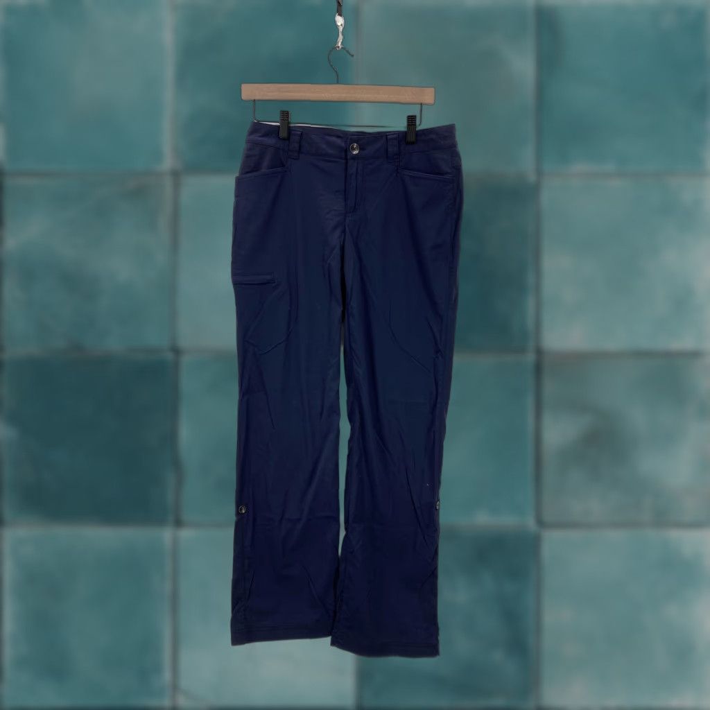 Eddie Bauer VINTAGE Eddie Bauer Travex Pants Womens 2 Navy Blue Hiking Nylon Stretch Outdoor Cargo Pants Women 2 Navy Blue Size 26" / US 2 / IT 38 - 1 Thumbnail