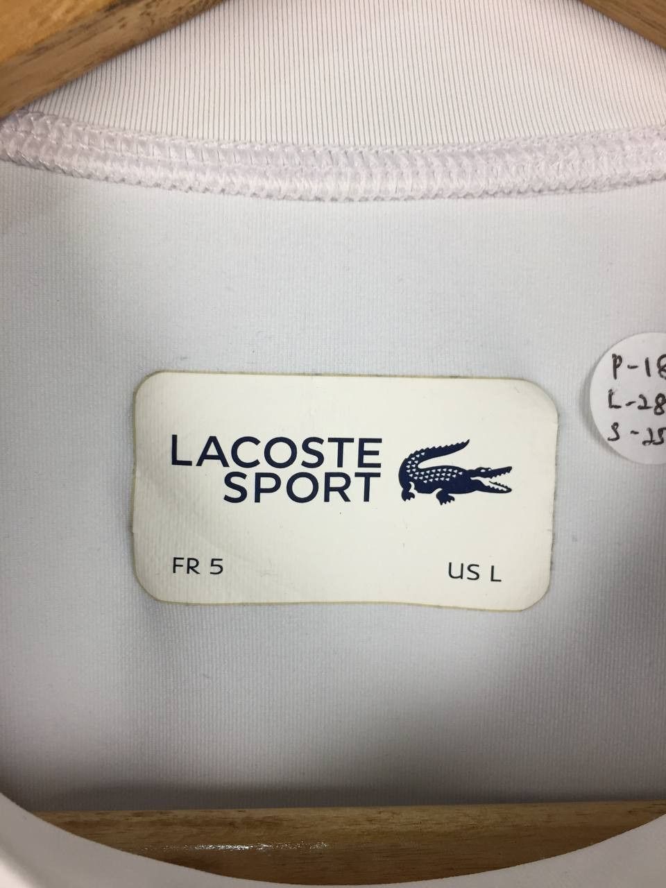 Lacoste Lacoste Sport Men's White Long Sleeve Mock Neck Base Layer Size US S / EU 44-46 / 1 - 8 Thumbnail