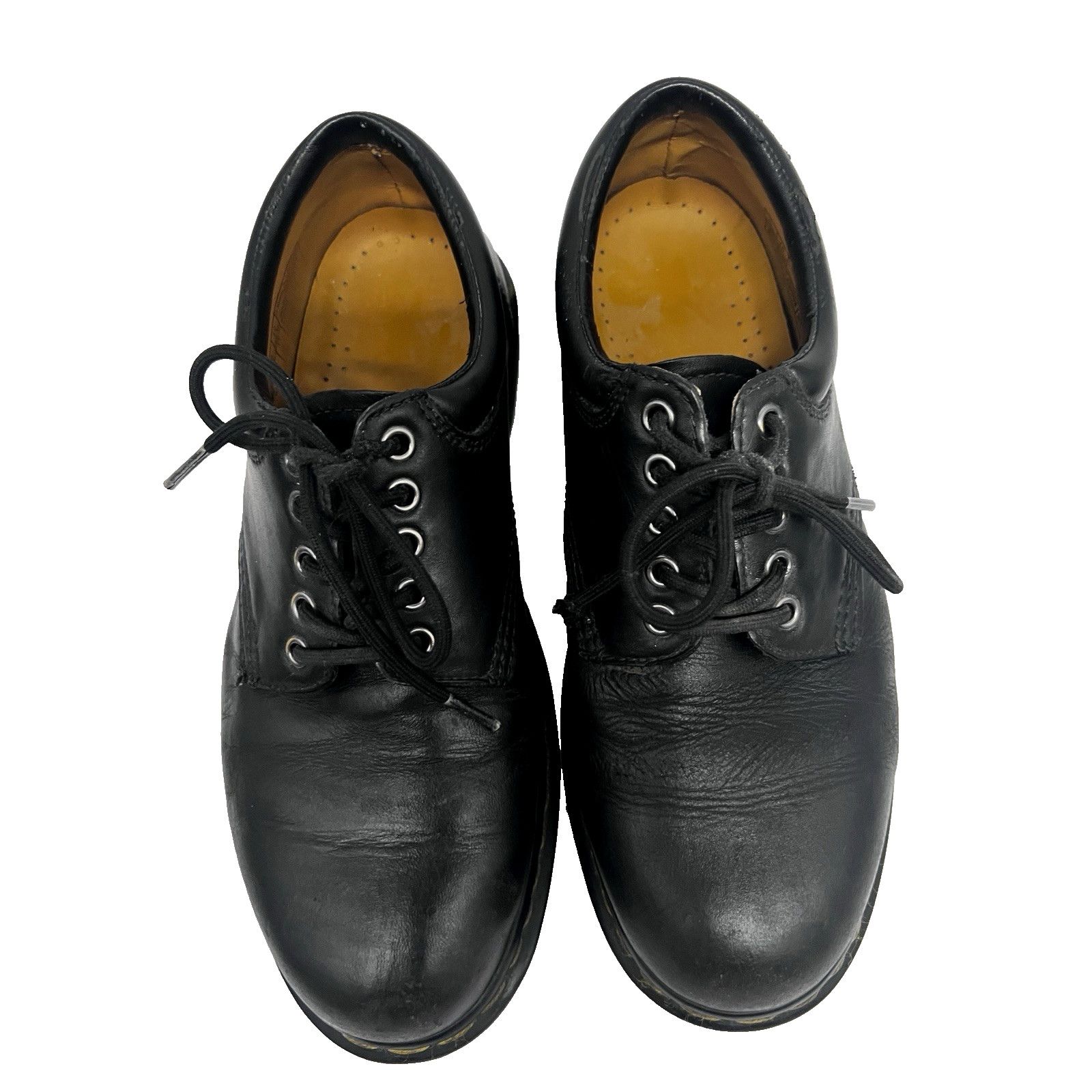 Dr. Martens Dr. Martens Black Leather Oxford Shoes Mens US 10M Lace Up Size US 10 / EU 43 - 6 Thumbnail