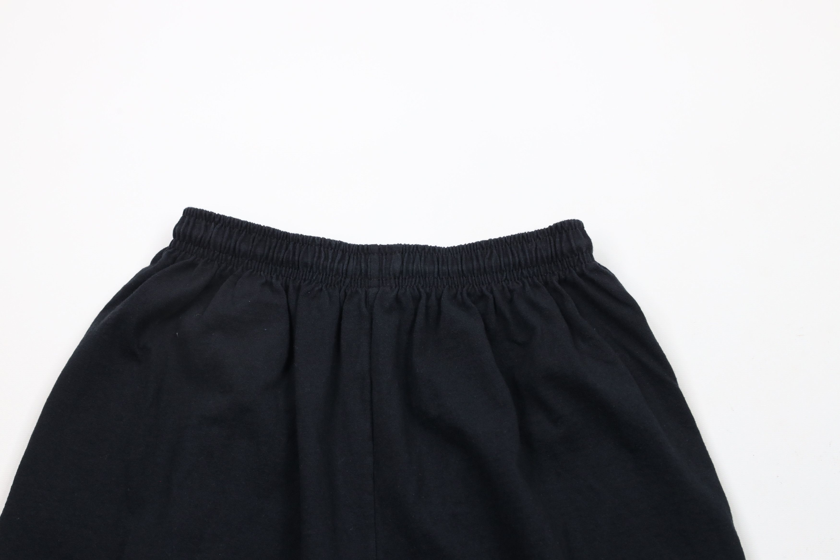 Vintage Vintage 90s Streetwear Blank Above Knee Shorts Black Cotton Size US 30 / EU 46 - 8 Thumbnail