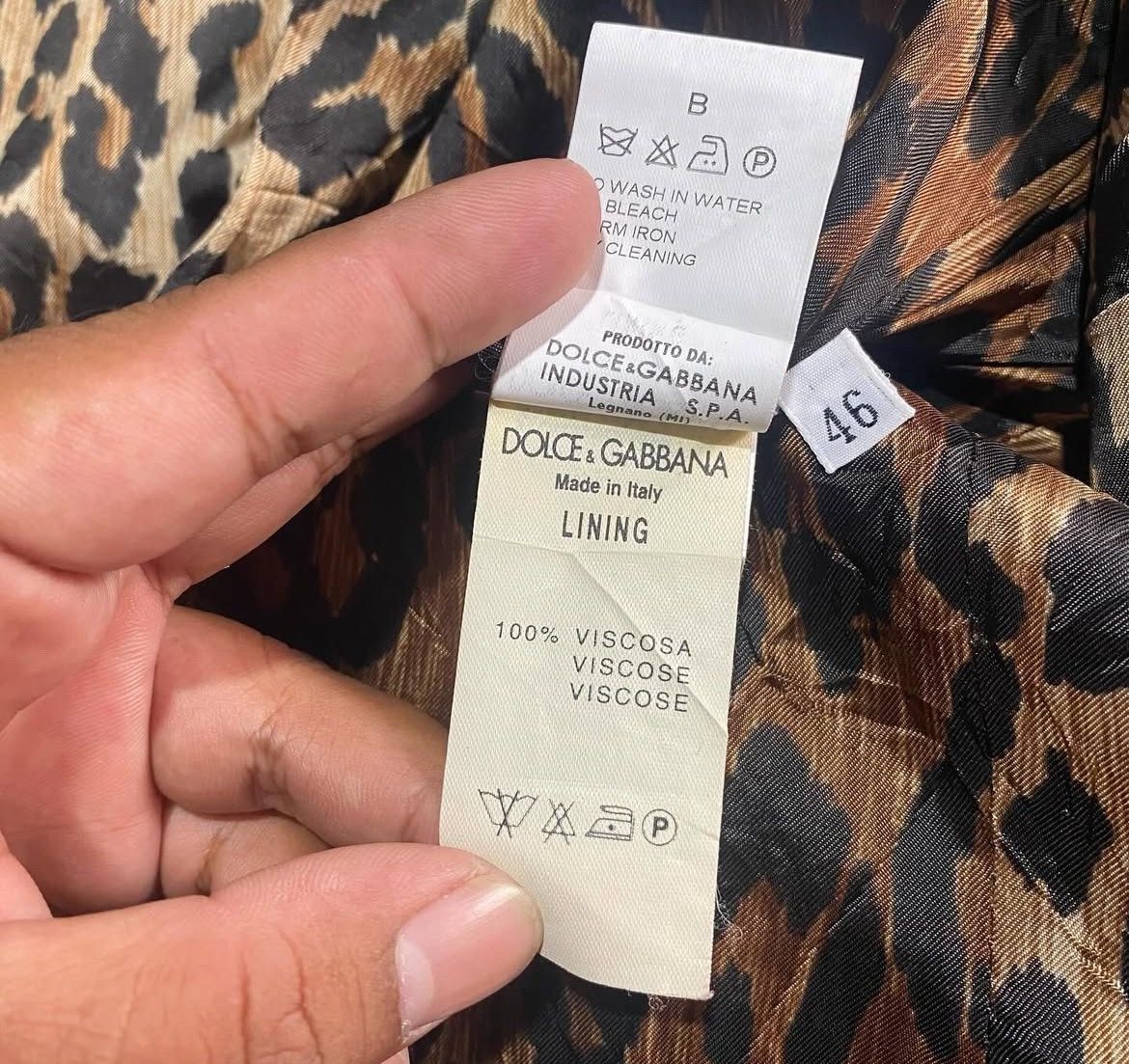 Dolce & Gabbana Vintage Dolce Gabbana Leopard Beige Suit Blazer Size US S / EU 44-46 / 1 - 7 Thumbnail