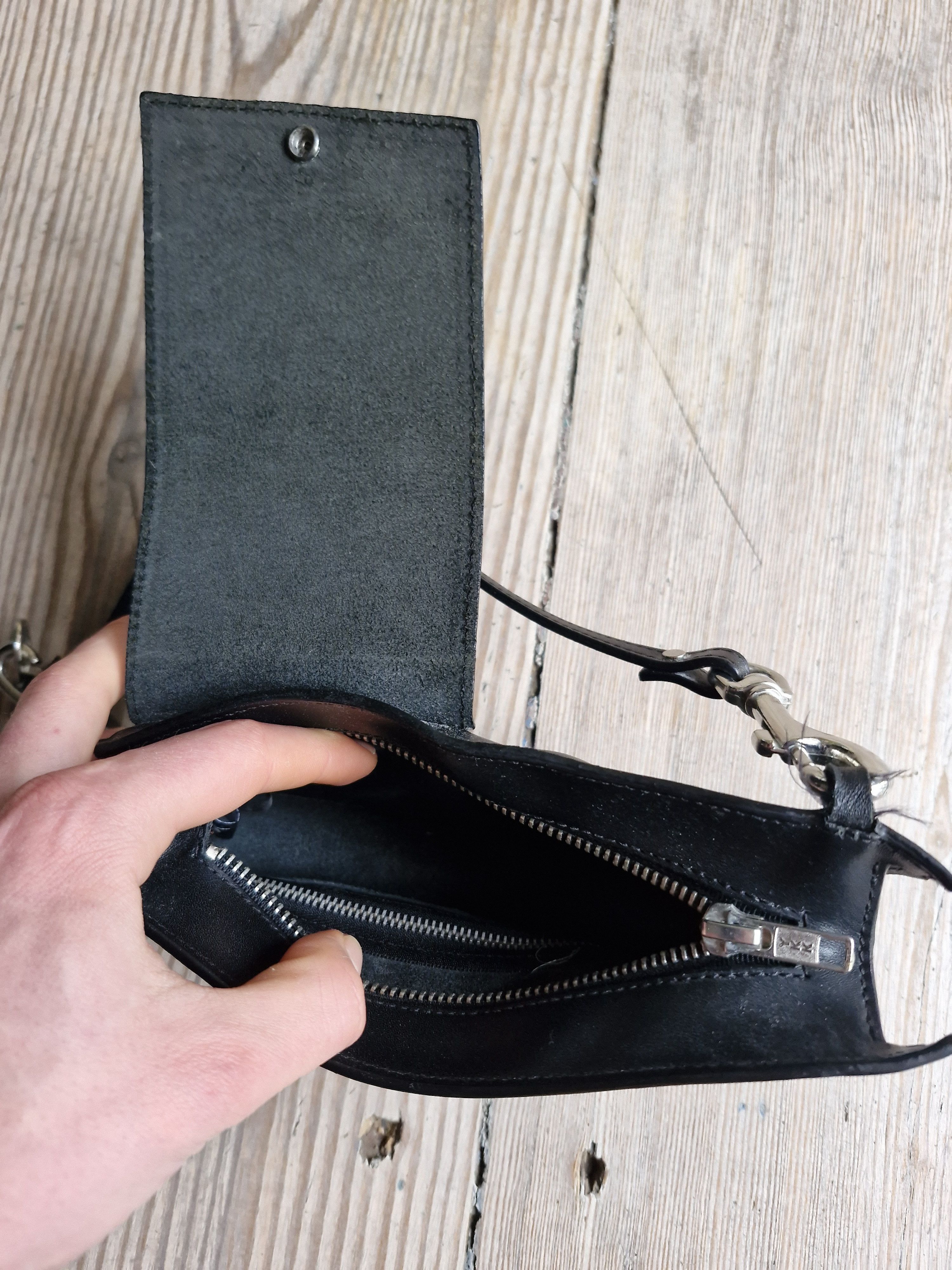 Other 51PERCENT Black Leather Cross Body Bag Size ONE SIZE - 3 Thumbnail