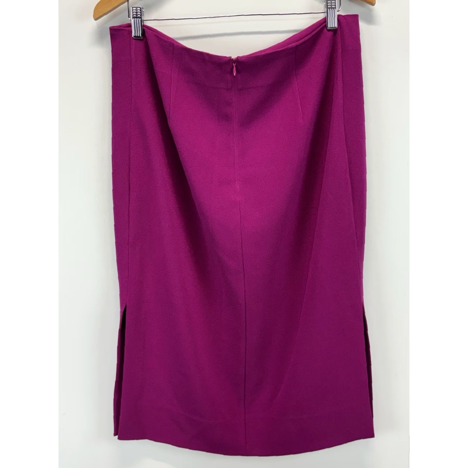 Diane von Furstenberg Diane von Furstenberg Midi Skirt Women’s 14 Pink Double Slits Classic Career Skirt Women Pink Slit Solid Zip 14 Womens Career City Vintage No Size 36" / US 14 / IT 50 - 3 Thumbnail