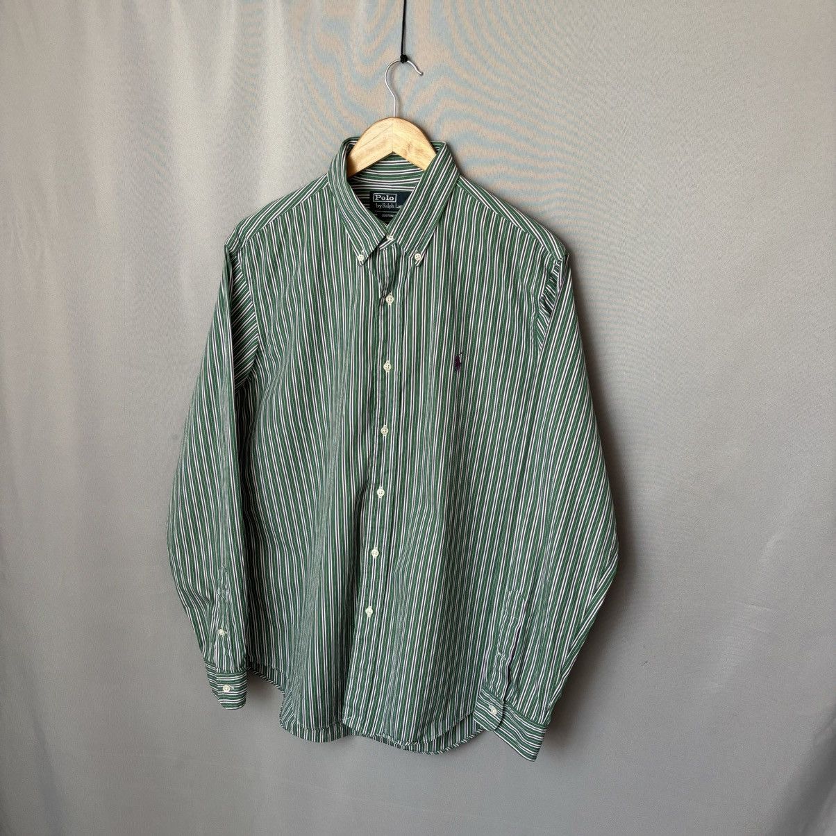 Polo Ralph Lauren Polo Ralph Lauren custom fit shirt large vintage rare Size US L / EU 52-54 / 3 - 2 Thumbnail