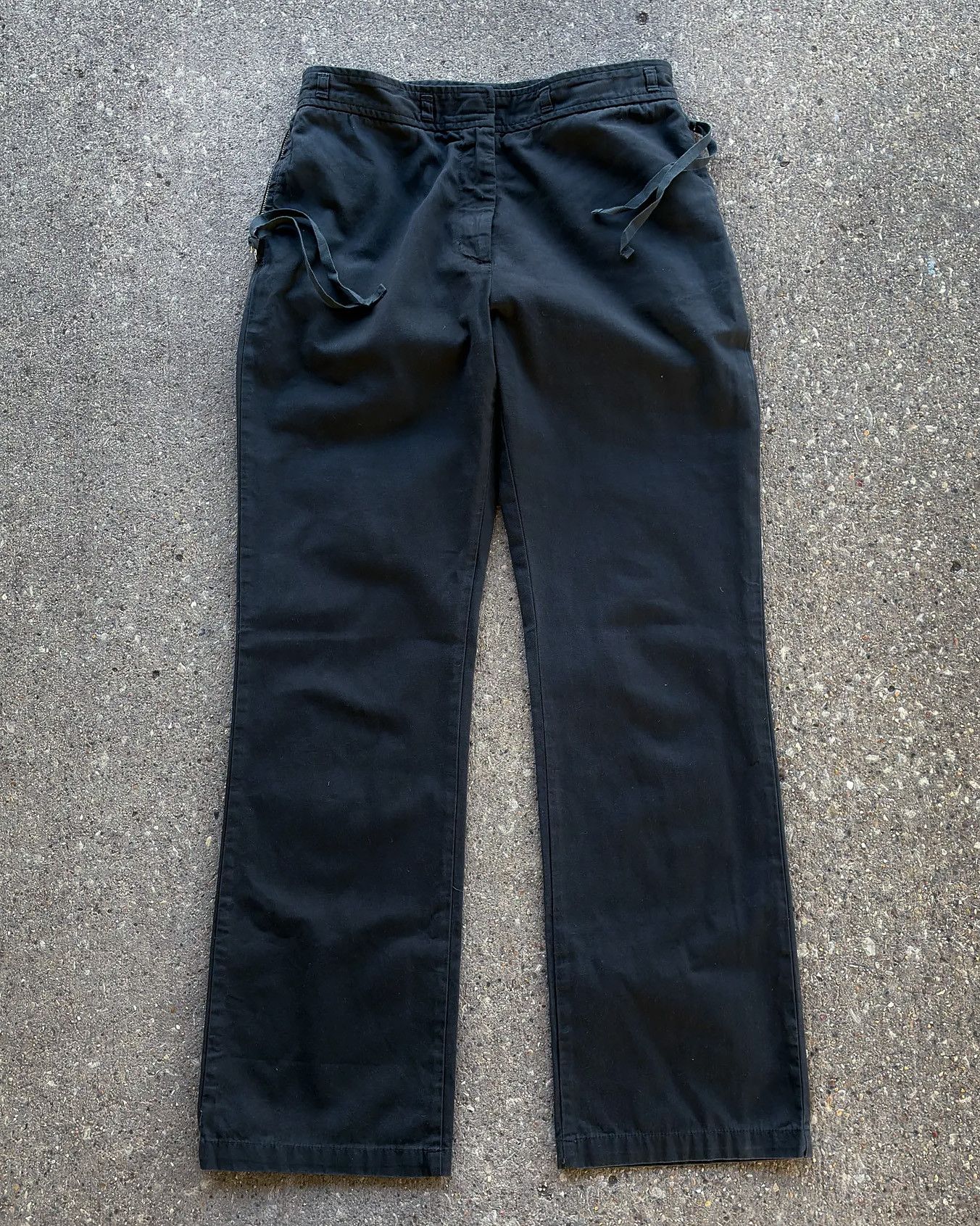 Maison Margiela SS02 Maison Martin Margiela Bootcut Tassle Trousers Size US 27 - 1 Thumbnail