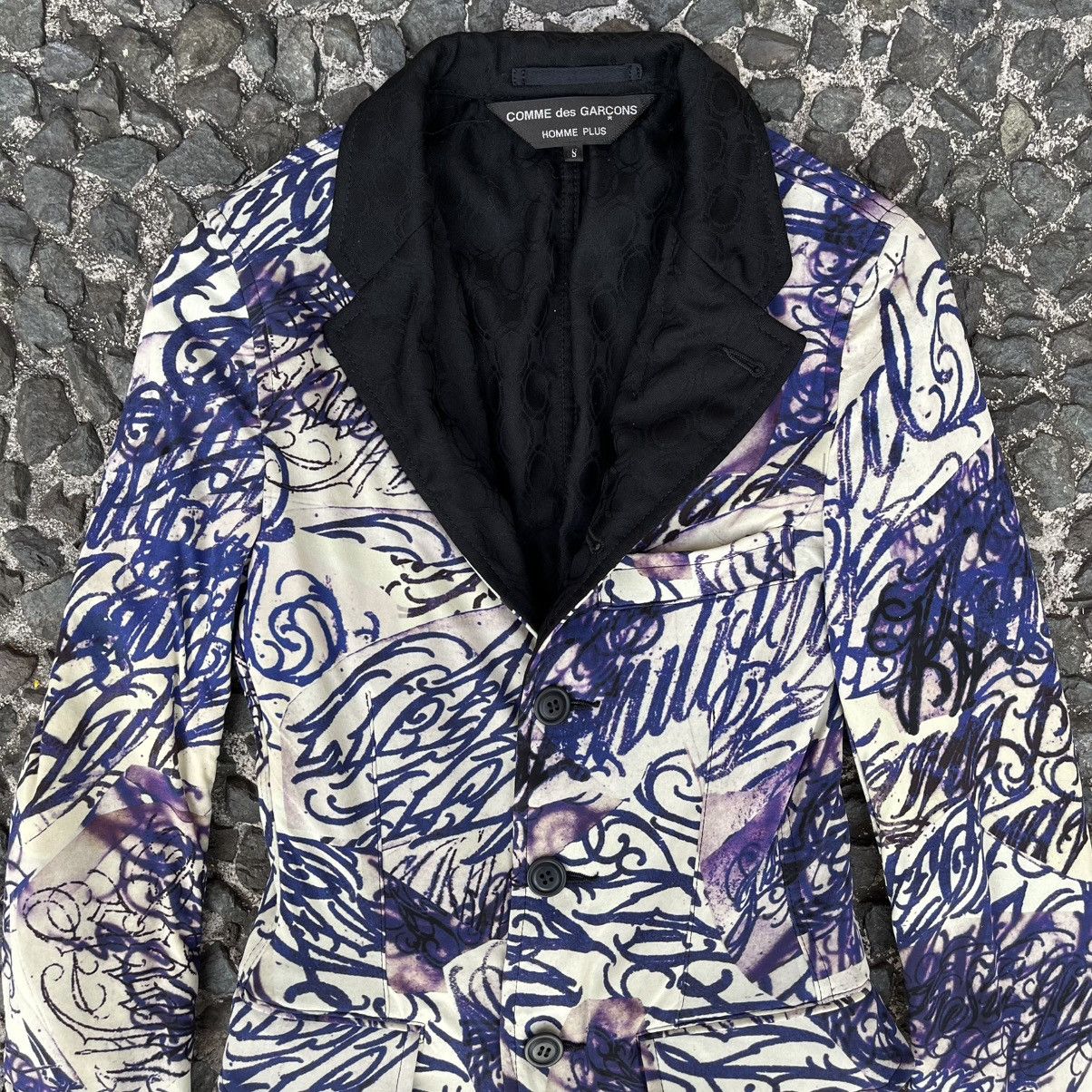 Comme des Garcons Homme Plus Comme des Garçons Homme Plus FW2015 Calligraphy Print Blazer Size US S / EU 44-46 / 1 - 4 Thumbnail