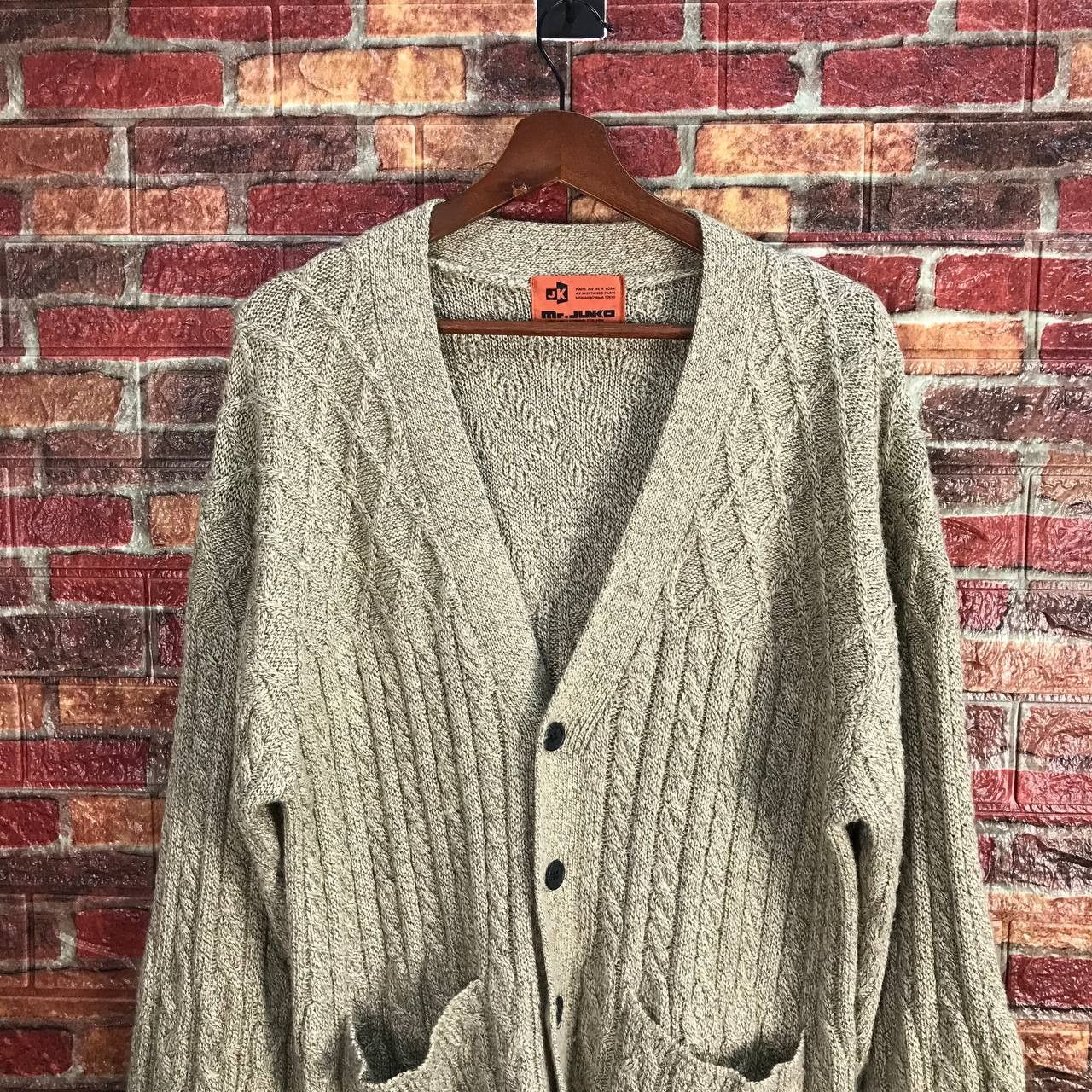 Japanese Brand RARE VINTAGE MR.JUNKO KONSHINO FOR MEN KNIWEAR CARDIGAN Size US M / EU 48-50 / 2 - 5 Thumbnail