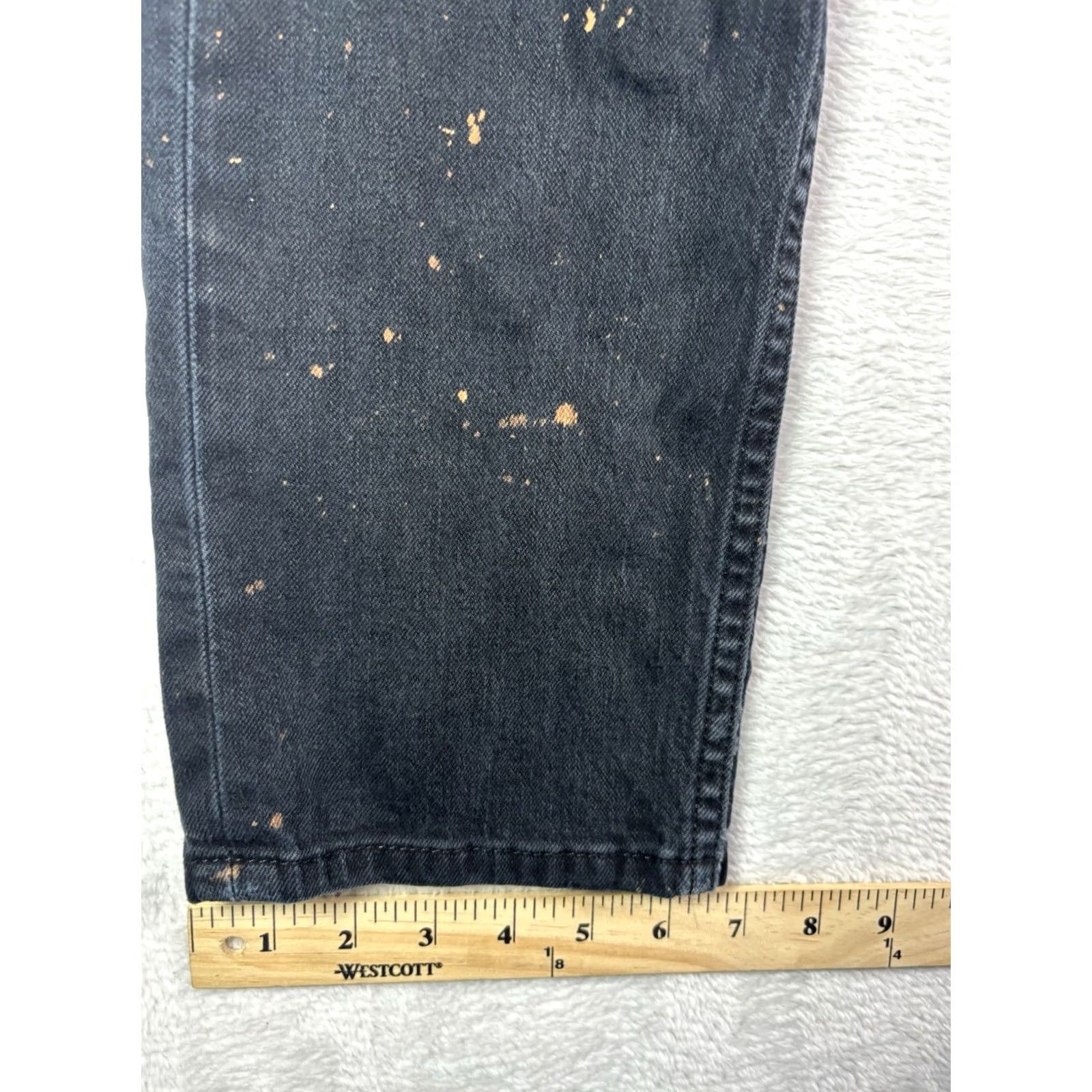 Levi's VINTAGE Levi's 511 Jeans Mens Regular 32x32 Black Wash Distressed Denim 32 in Inseam Mens Clothing Jeans Size US 32 / EU 48 - 5 Thumbnail