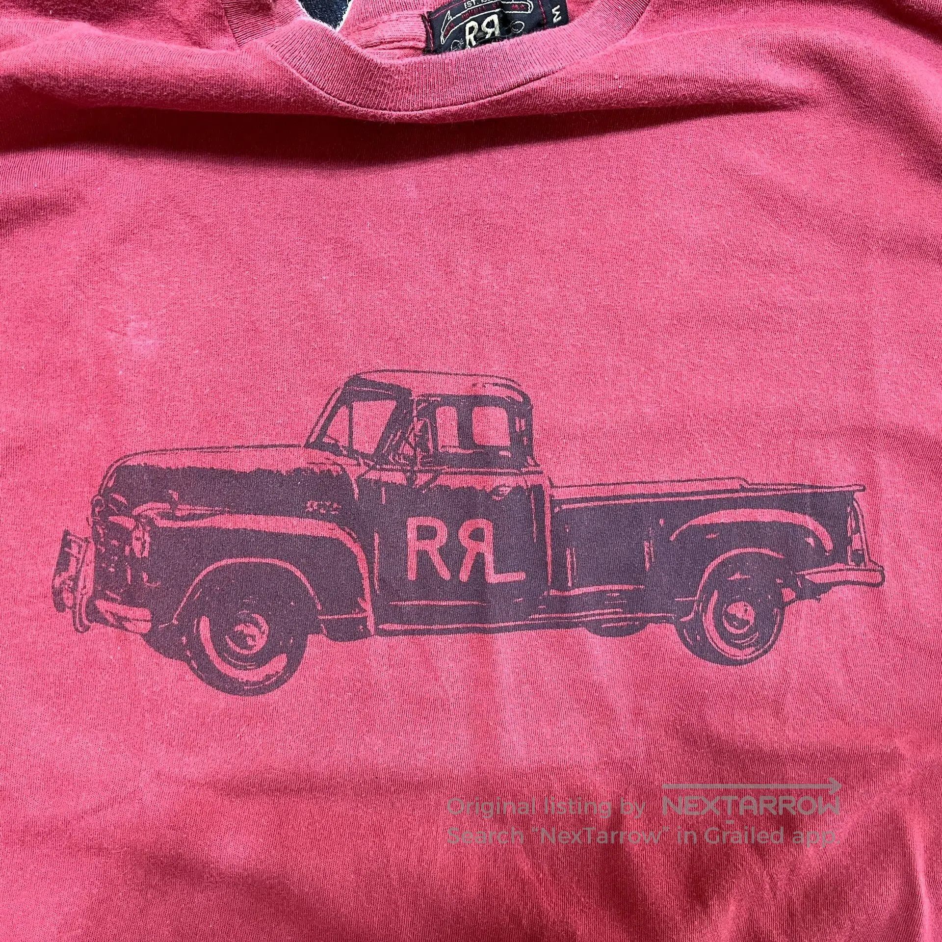 RRL Ralph Lauren RRL Truck Print Short Sleeve T. Size US M / EU 48-50 / 2 - 4 Thumbnail