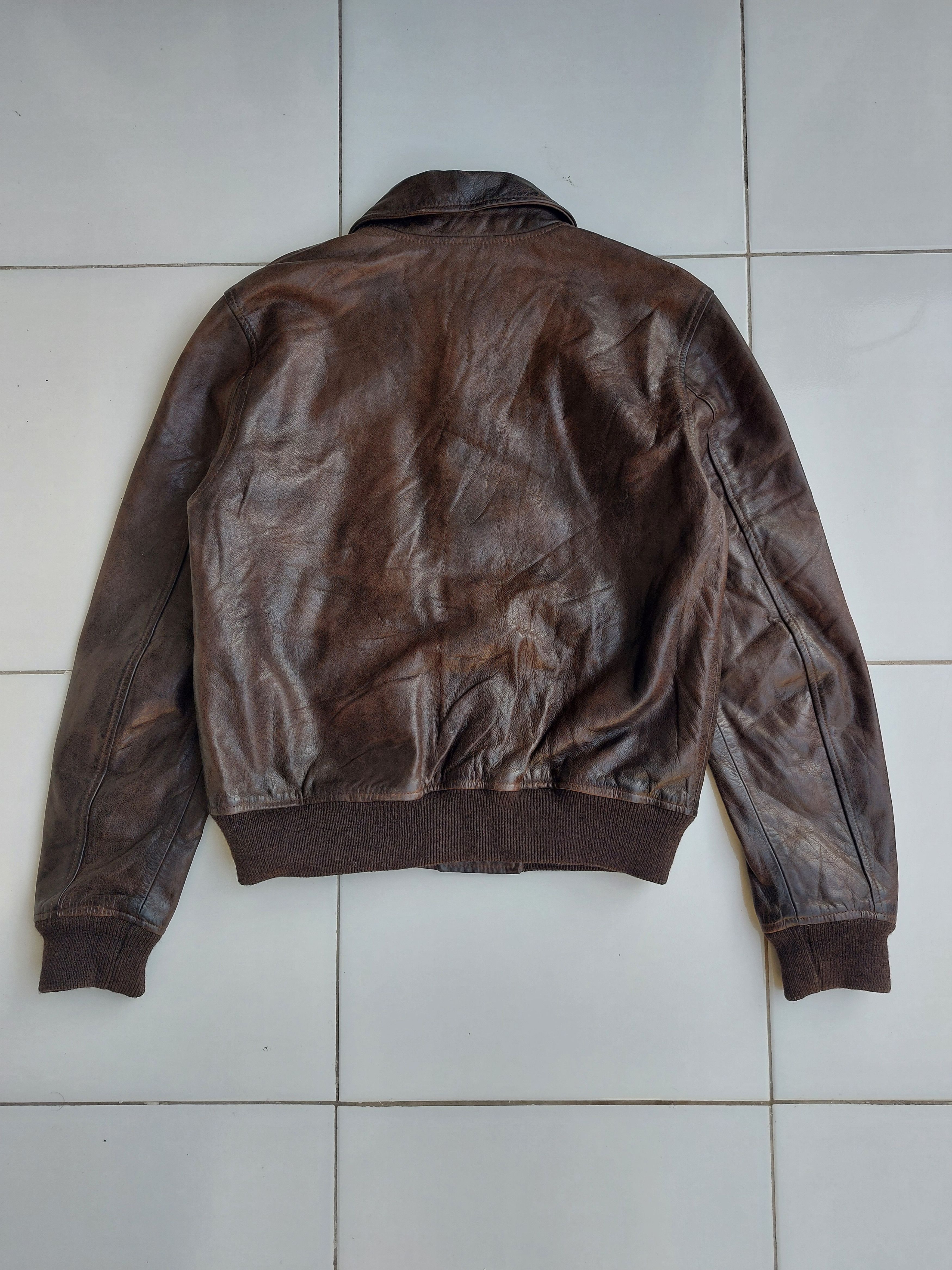 Belstaff Rare Belstaff Gold Aviator Leather Jacket Vintage Size US M / EU 48-50 / 2 - 13 Thumbnail