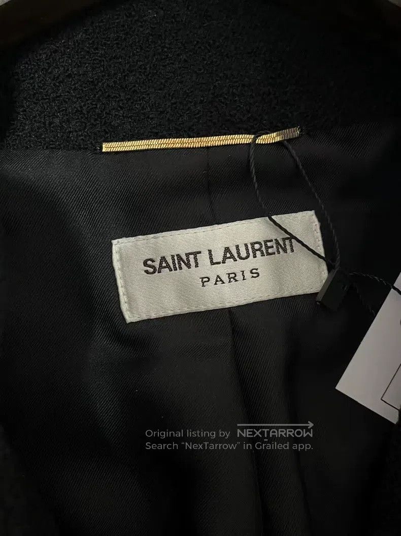 Saint Laurent Paris Saint Laurent Paris Black Short Wool Jacket with Heart But Size XS / US 0-2 / IT 36-38 - 3 Thumbnail