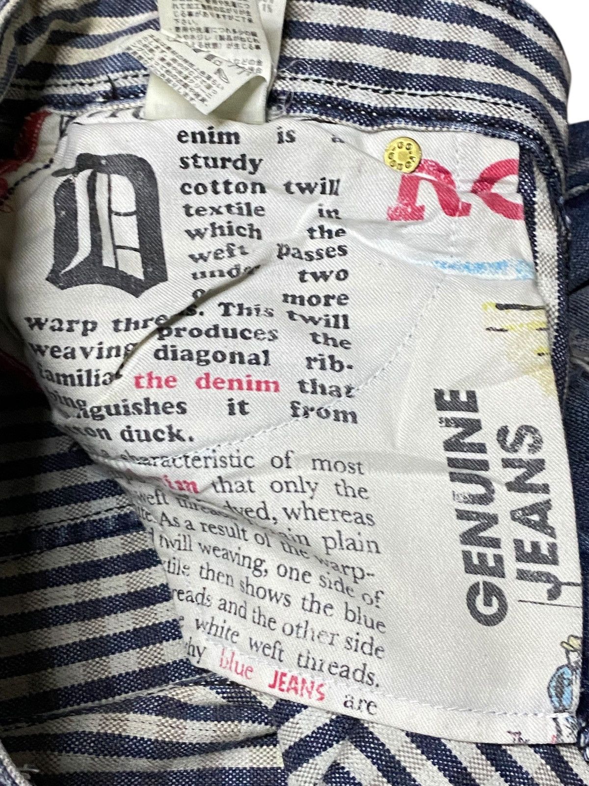 Vintage Vinage Rodeo Crown Japan Distressed Skinny Jeans Size US 30 / EU 46 - 16 Thumbnail