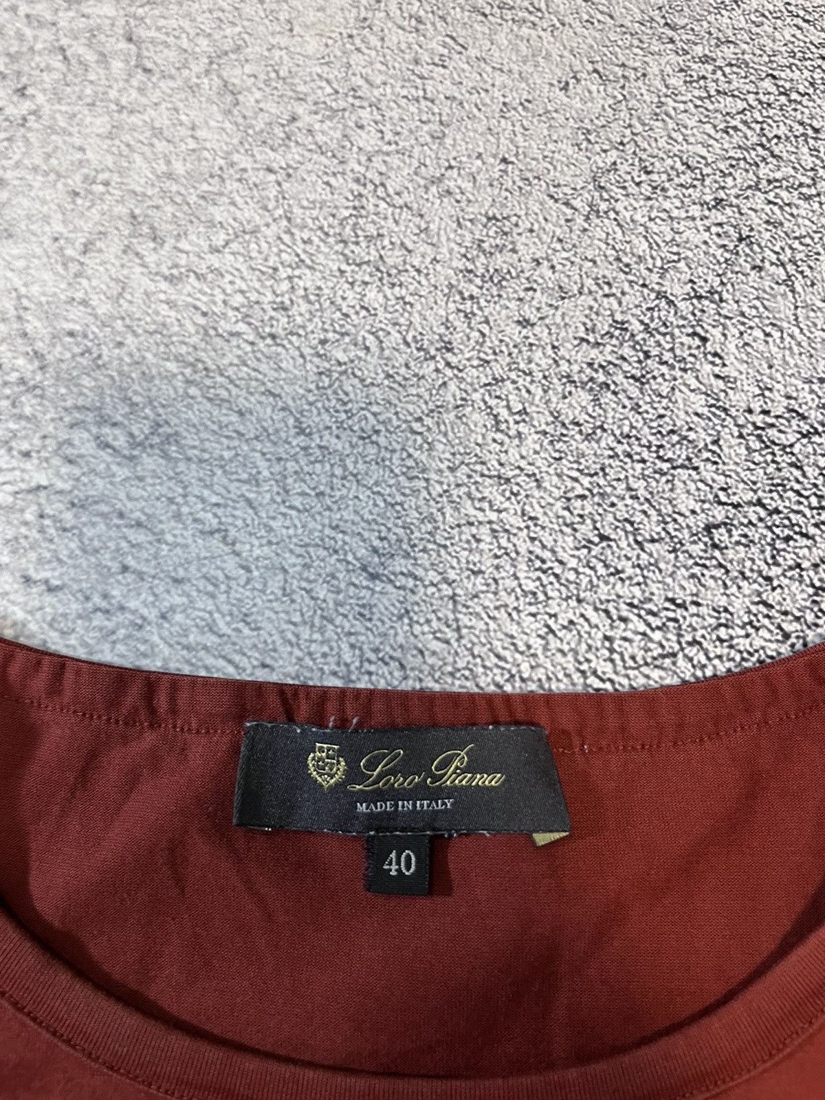 Loro Piana Loro Piana 2 Women T- Shirt Burnt Orange Cotton Knit Size 40 Size S / US 4 / IT 40 - 8 Thumbnail