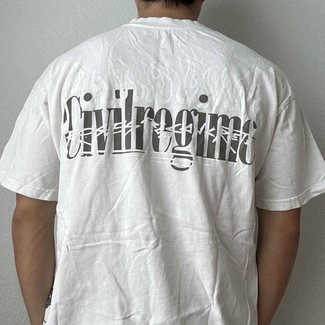 Civil Regime Civil Regime Grim Reaper Graphics White Tee Shirts Size US L / EU 52-54 / 3 - 2 Thumbnail