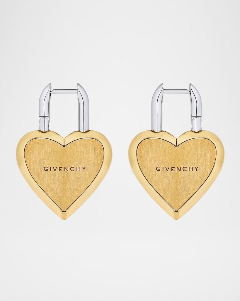 Givenchy os11x0326 Size: OS / Small Heart Lock 4G Earrings in Gold Size ONE SIZE - 1 Thumbnail