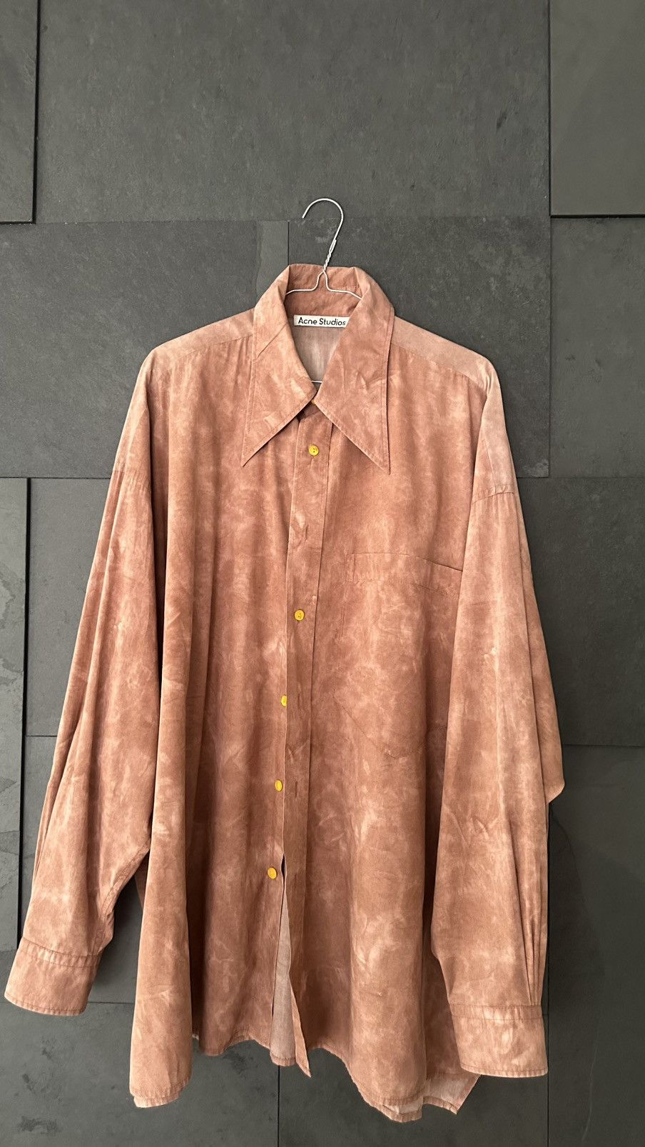 Acne Studios Acne Studios Oversized Tie-Dye Shirt Size US M / EU 48-50 / 2 - 1 Thumbnail