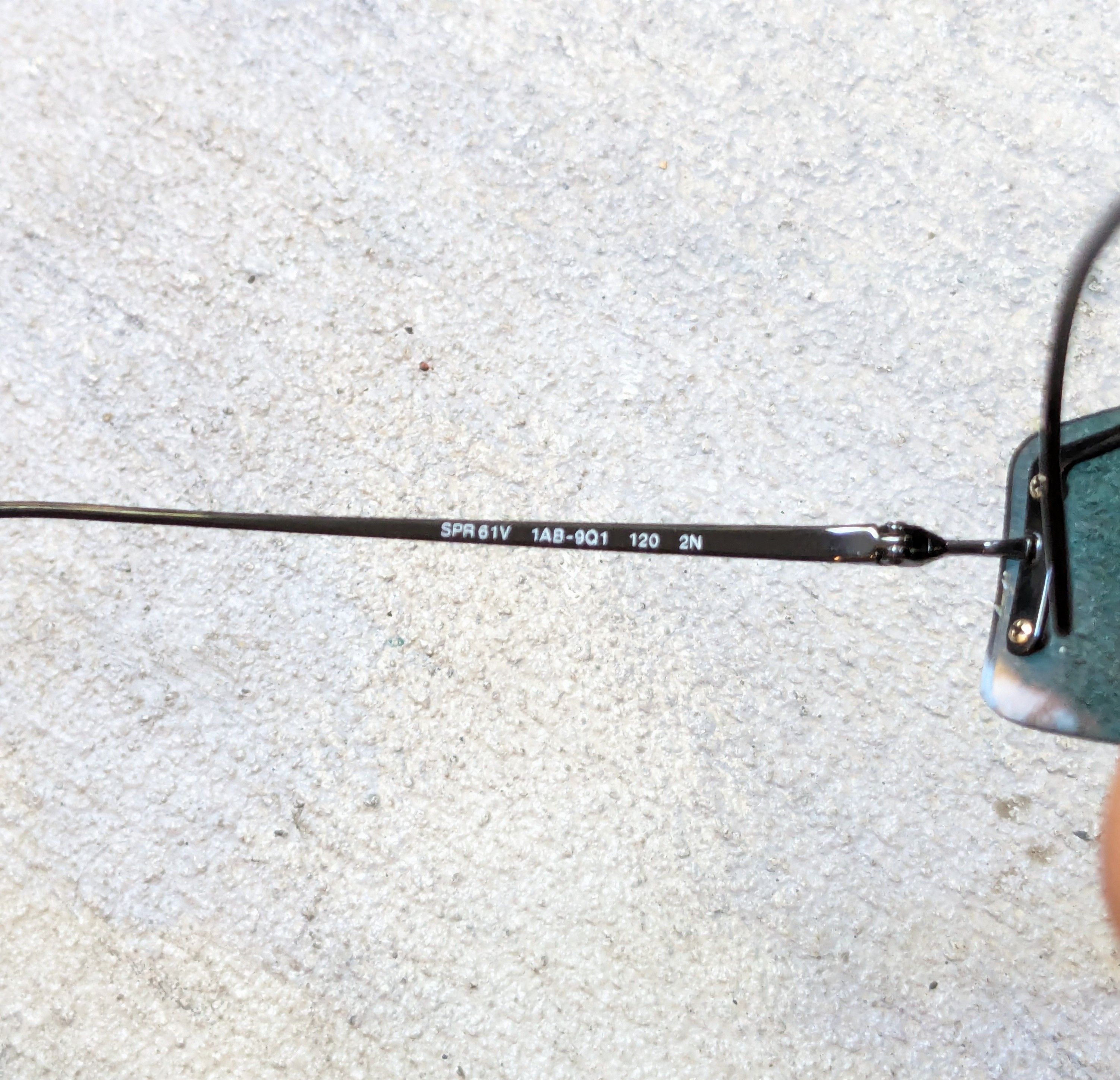 Prada Prada Sunglasses SPR61V Rainbow Mirrored Wire Rimless Size ONE SIZE - 13 Thumbnail