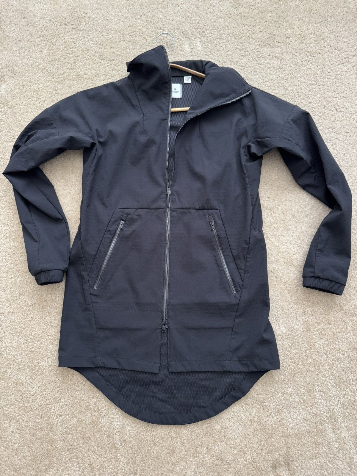 Adidas × Reigning Champ Long Lightweight Tech Fabric Jacket With Tail Size S / US 4 / IT 40 - 1 Thumbnail