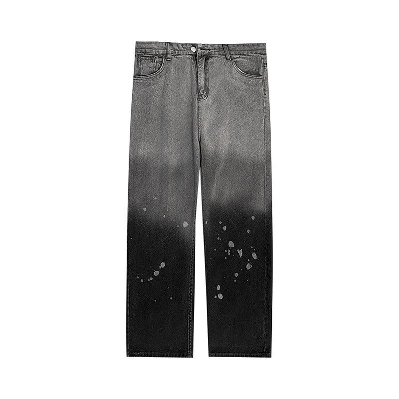 Japanese Brand × Jean Loose high street straight tie dye jeans Size US 32 / EU 48 - 4 Thumbnail