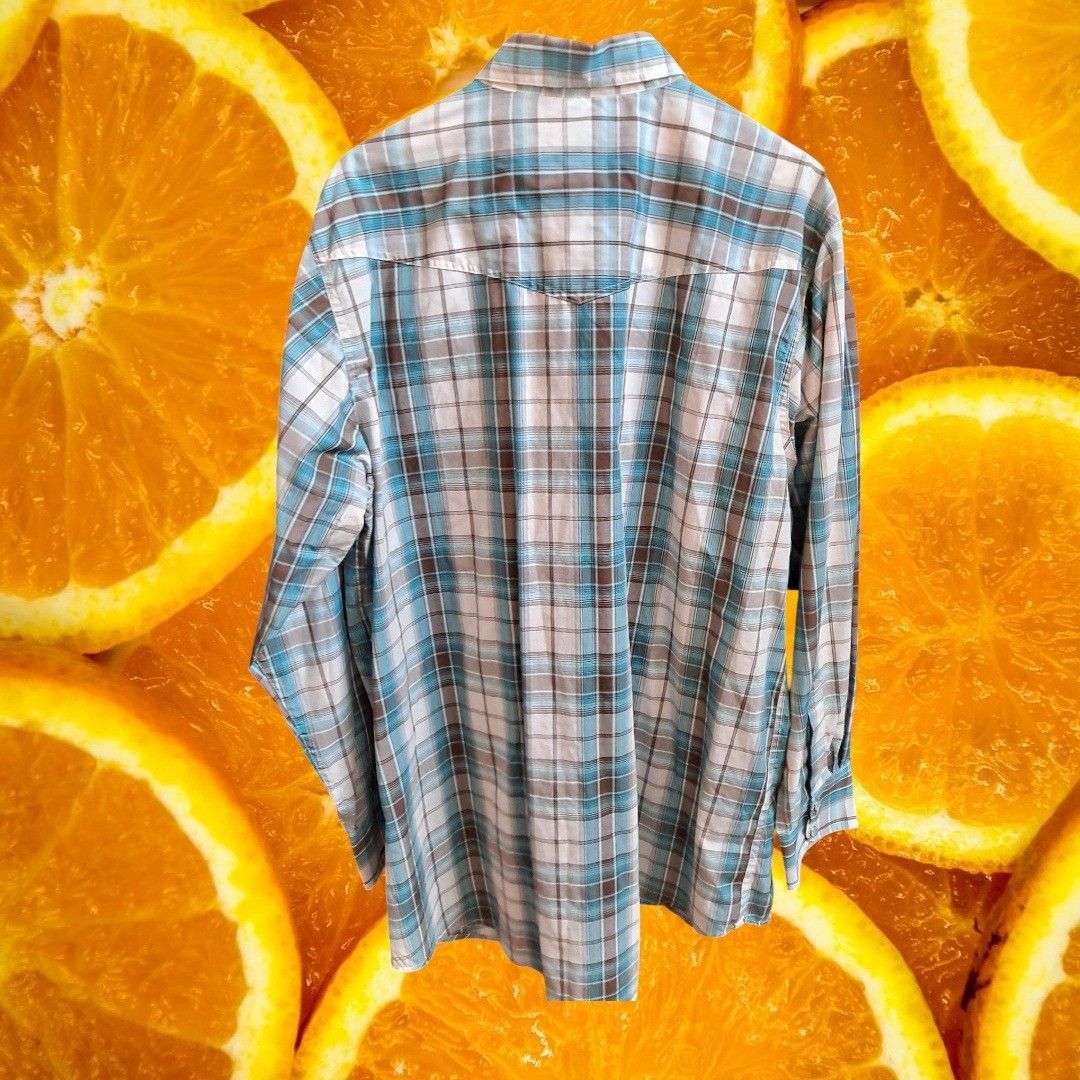 Other High Noon Plaid Western Shirt Pearl Snap Front Long Sleeve C Size US XL / EU 56 / 4 - 7 Thumbnail