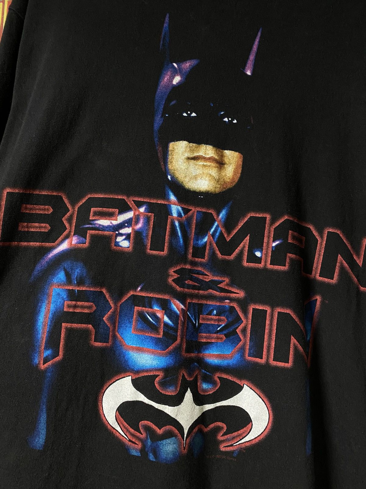 Vintage 90’s Vintage Batman & Robin Movie Promo Tee Shirt XLarge Size US XL / EU 56 / 4 - 5 Thumbnail