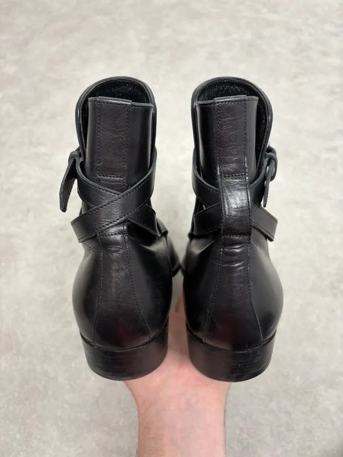 Saint Laurent Paris Saint Laurent Black Dakota Ankle Leather Boots Size US 9 / EU 42 - 7 Thumbnail