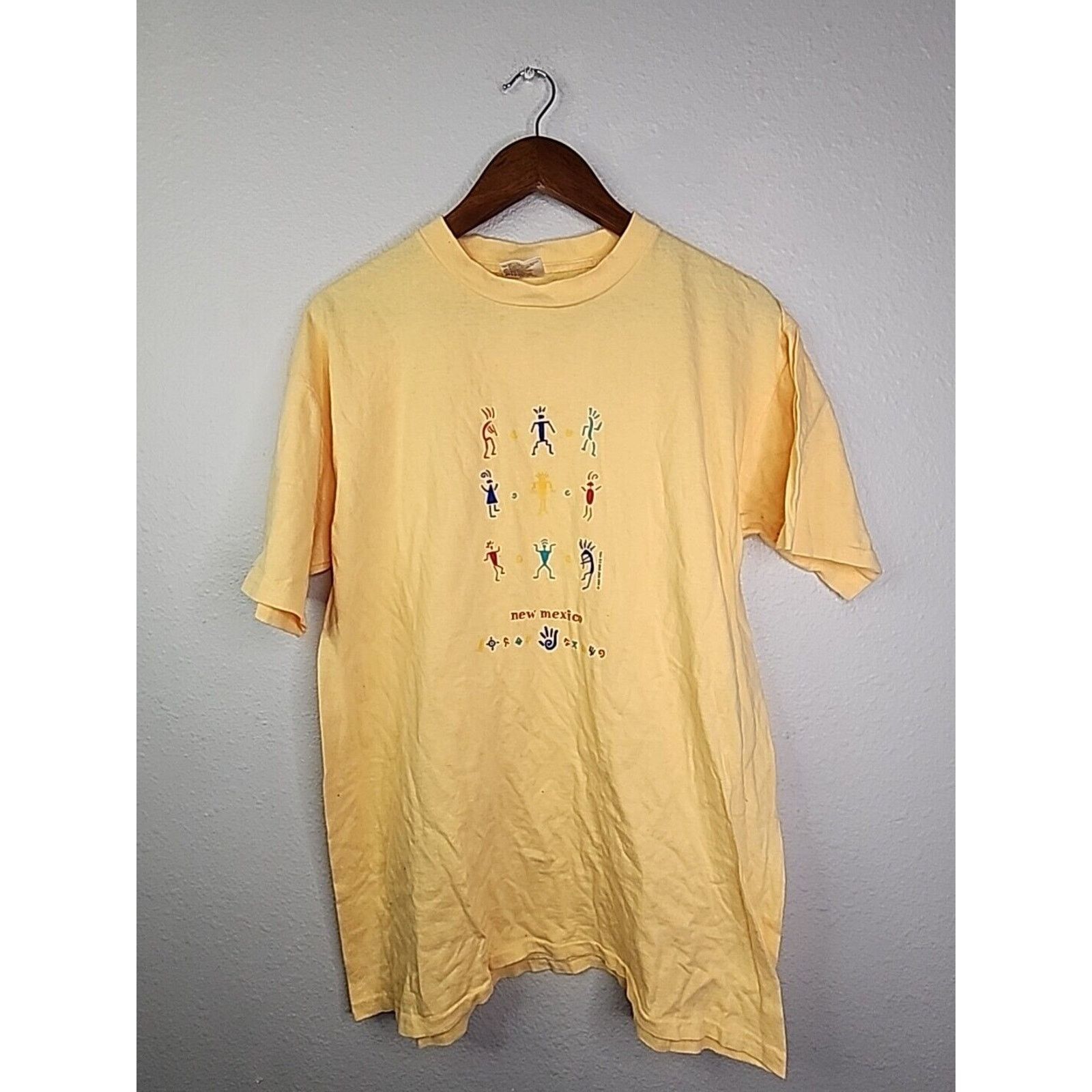 Vintage Vintage New Mexico Tribal Shirt Native American Tee 90s VTG Size US L / EU 52-54 / 3 - 1 Thumbnail