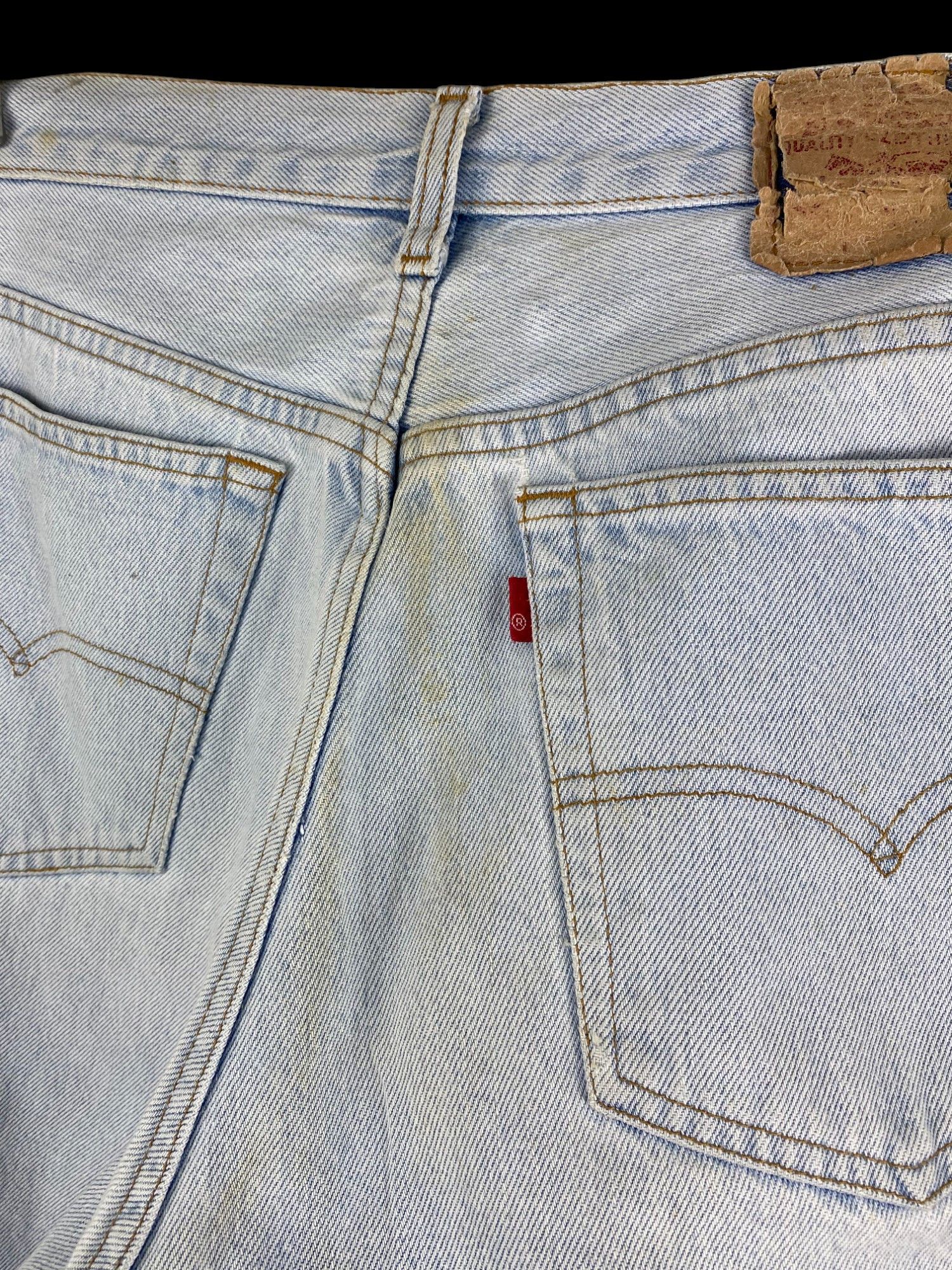 Levi's Vintage Clothing × Vintage W30x30 VINTAGE LEVIS 501 90s STONEWASH DIRTY button 555 Size US 30 / EU 46 - 5 Thumbnail