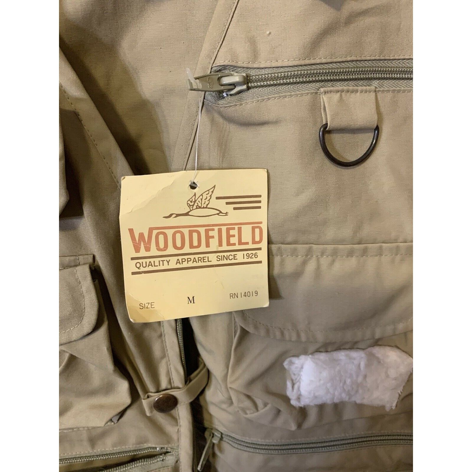 Other Vintage New Woodfield Fishing Men’s Sz M Vest Tan Size US M / EU 48-50 / 2 - 3 Thumbnail