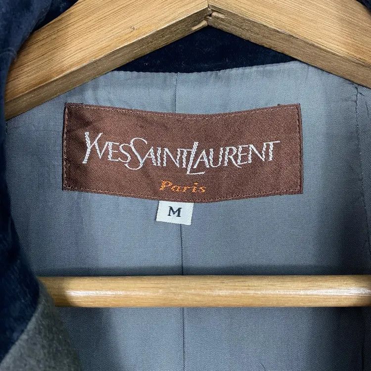 Yves Saint Laurent Yves Saint Laurent double breasted longcoat Size M / US 6-8 / IT 42-44 - 9 Thumbnail