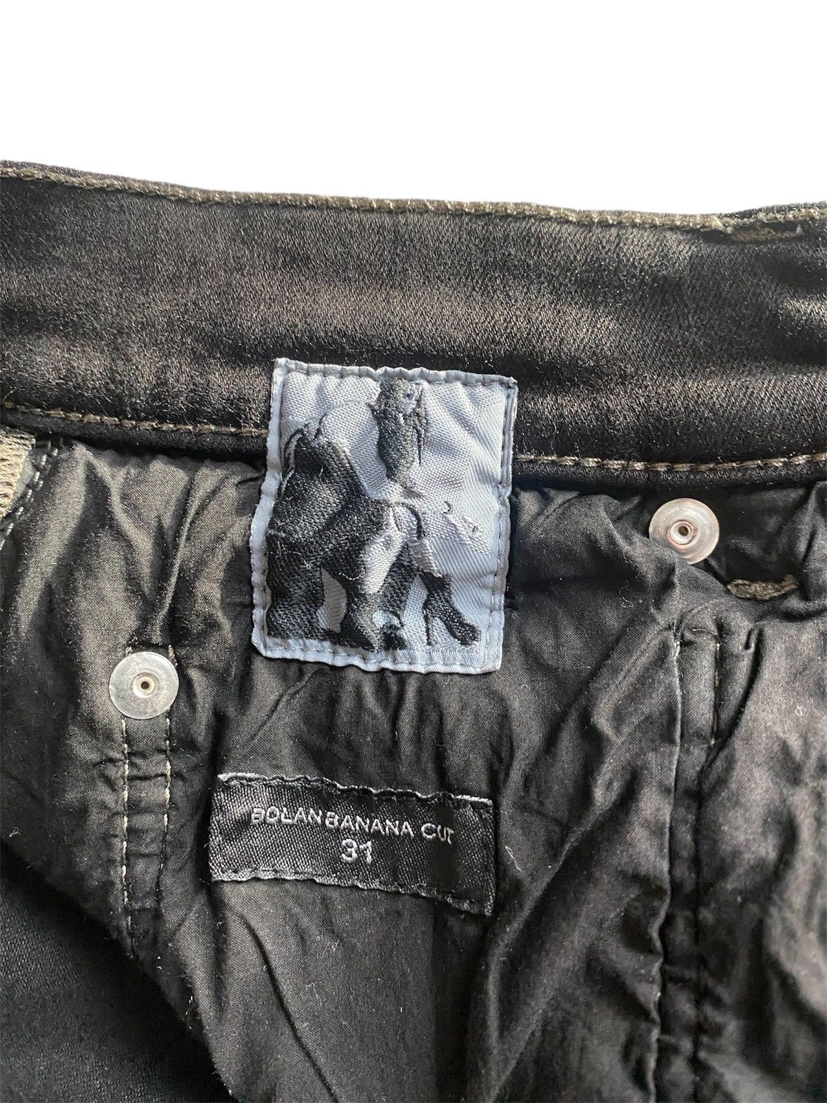 Rick Owens Rick Owens Bolans Banana Cut Waxed Size US 31 - 4 Thumbnail