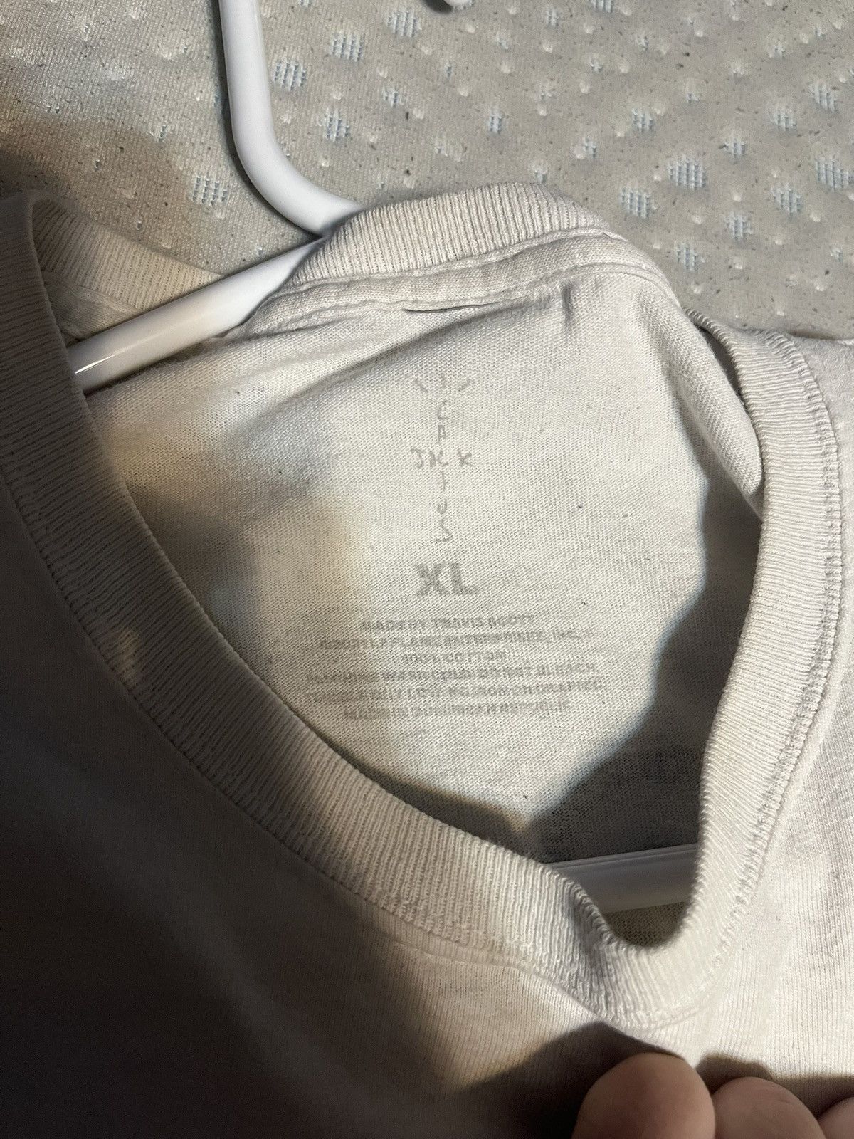 Fragment Design × Jordan Brand × Travis Scott Fragment of Imagination Travis Scott Tee Size US XL / EU 56 / 4 - 4 Thumbnail