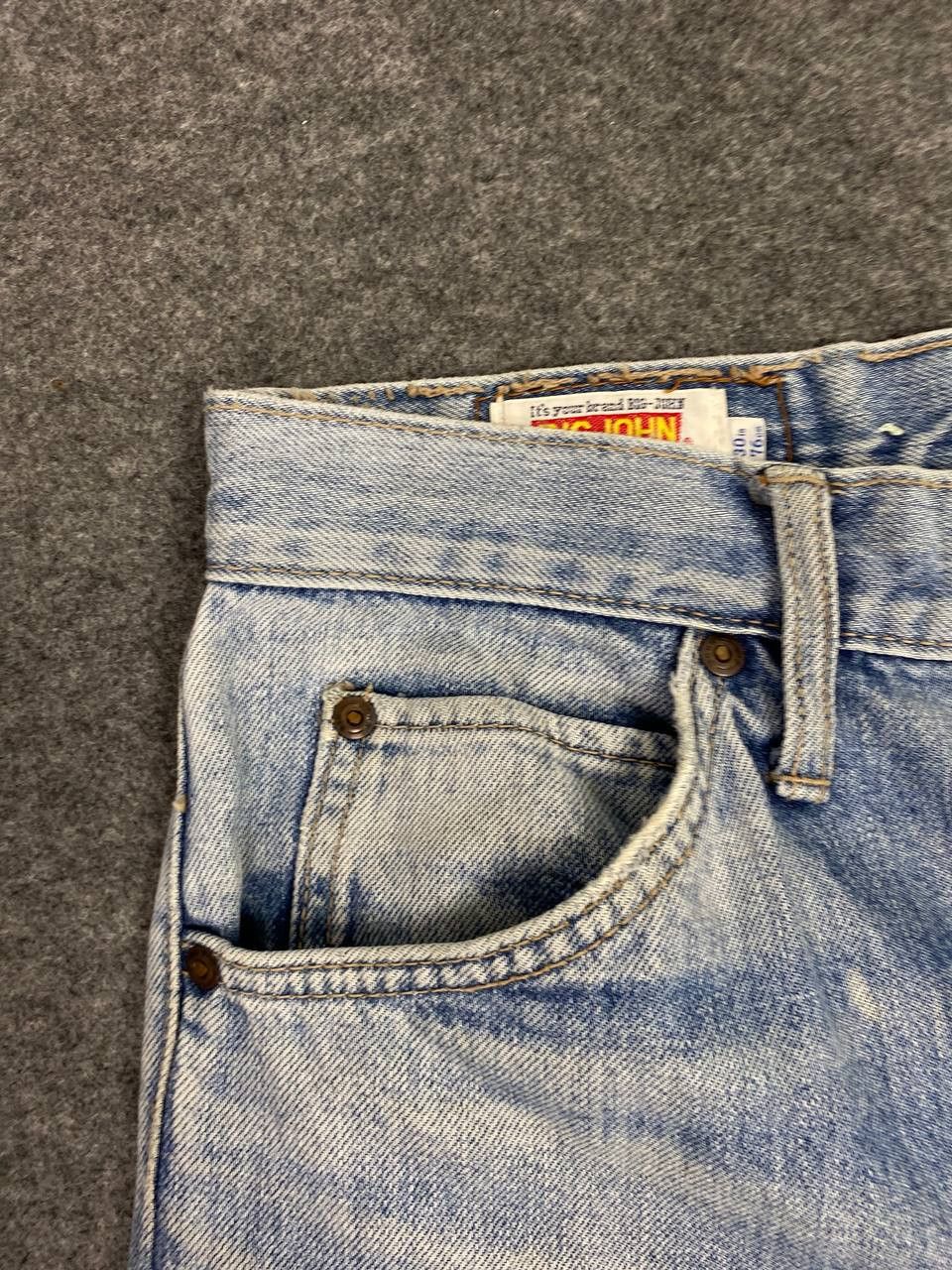 Big John vintage big john lightwash denim nice design Size US 30 / EU 46 - 11 Thumbnail
