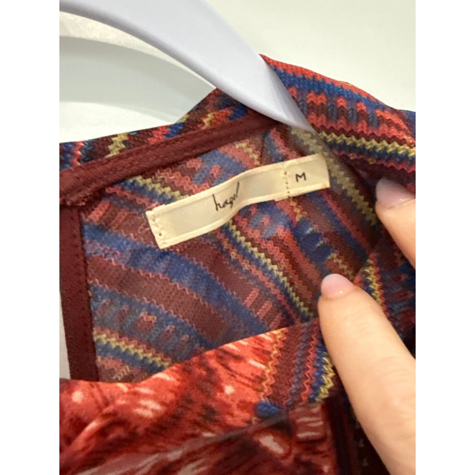 Anthropologie Anthropologie Hazel Drape Back Mock Neck Abstract Dress, M Size M / US 6-8 / IT 42-44 - 3 Thumbnail