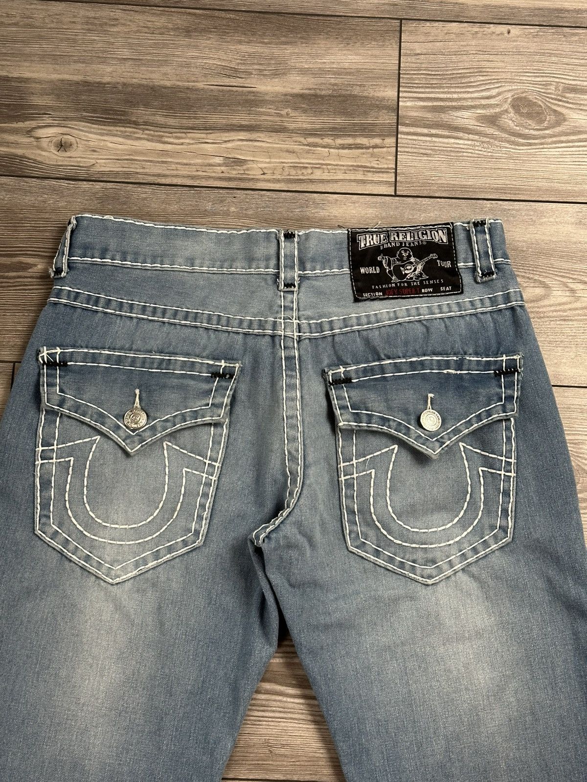 True Religion × Vintage Crazy Vintage Y2K True Religion Joey Super T Jeans Size US 36 / EU 52 - 3 Thumbnail