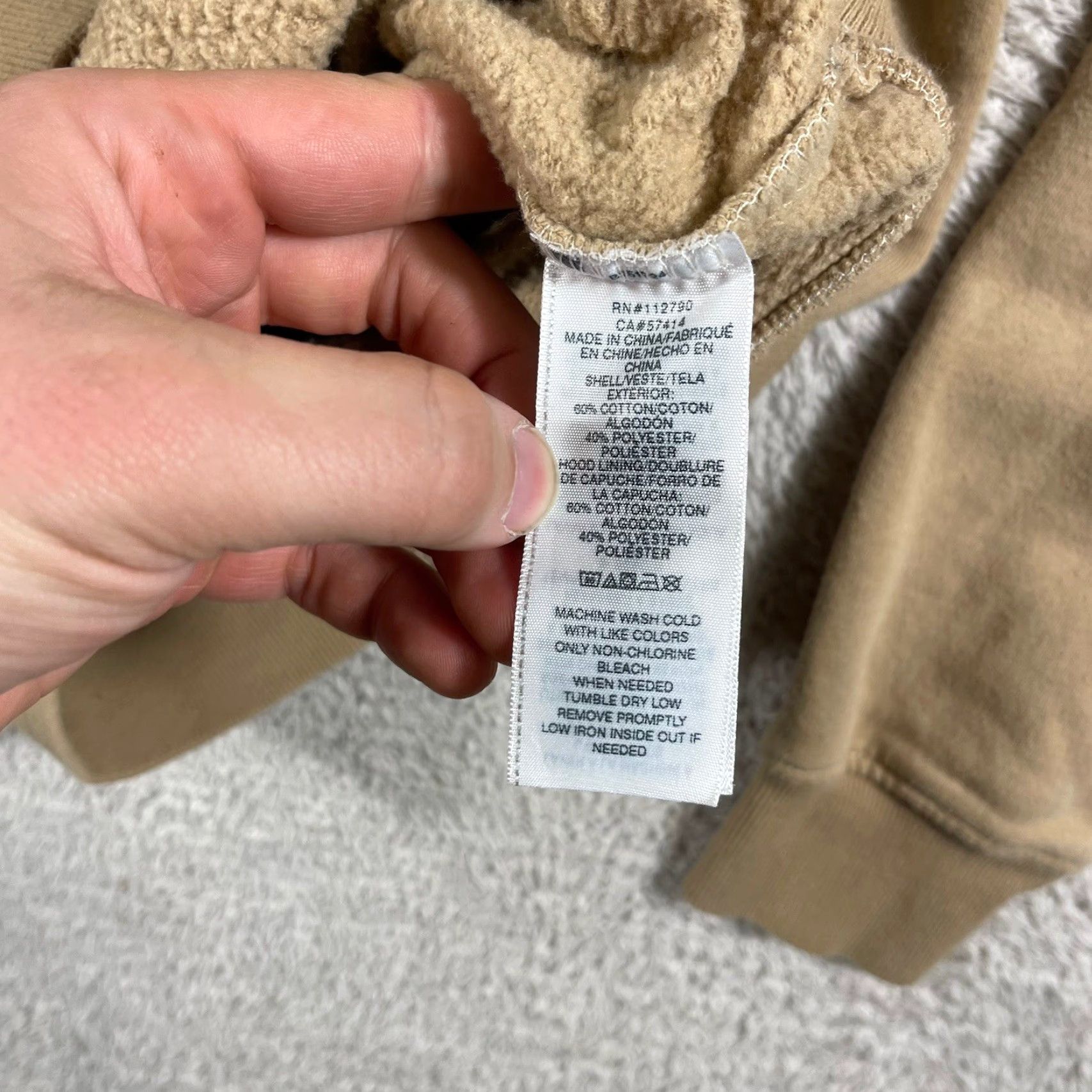 True Religion VINTAGE True Religion Buddha Logo Seal Full Zip Hoodie Mens Medium Beige Fleece Y2K Size US M / EU 48-50 / 2 - 4 Thumbnail