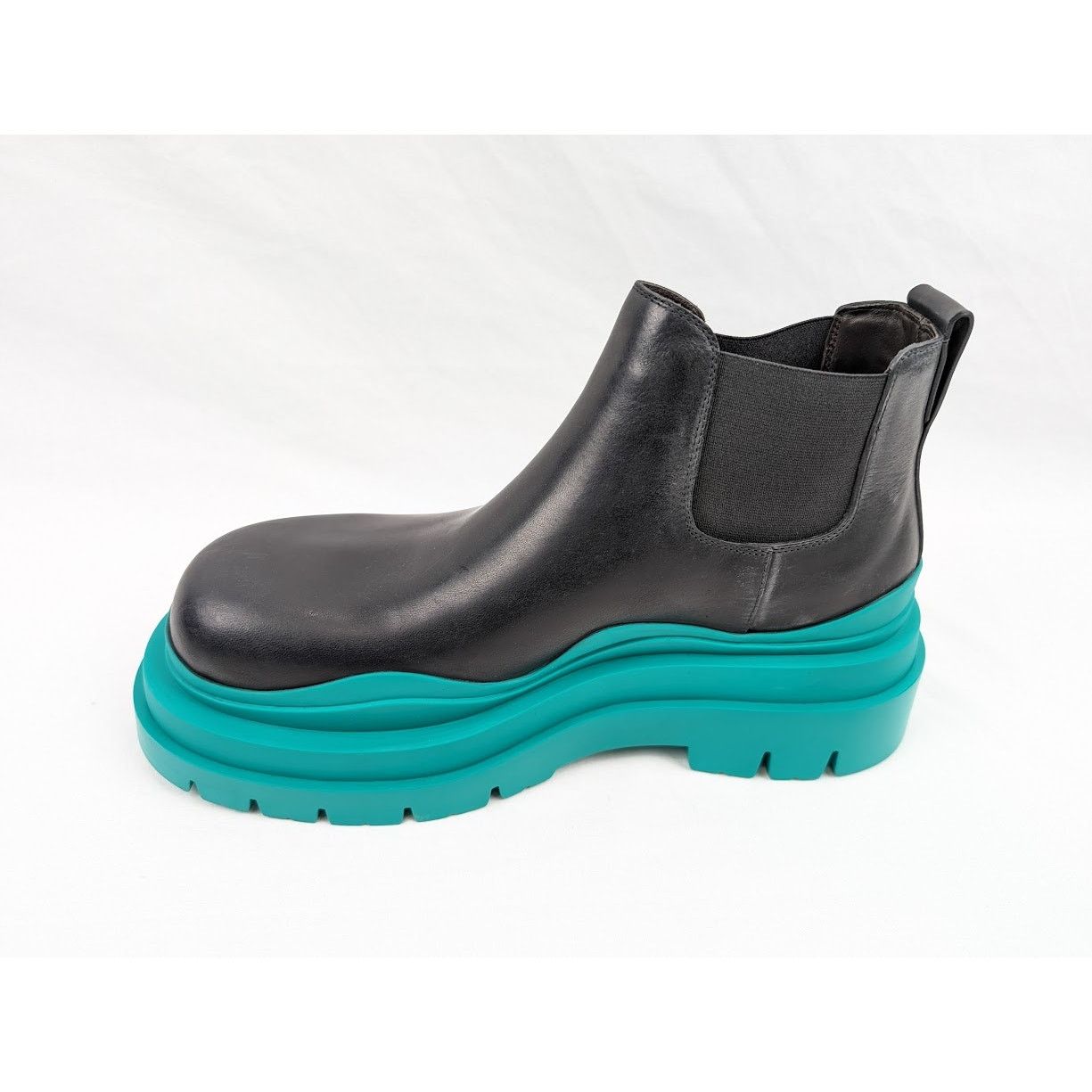 Bottega Veneta o1rshd1 Military Calf Tire Boots in Black 43.5 Size US 10.5 / EU 43-44 - 10 Thumbnail