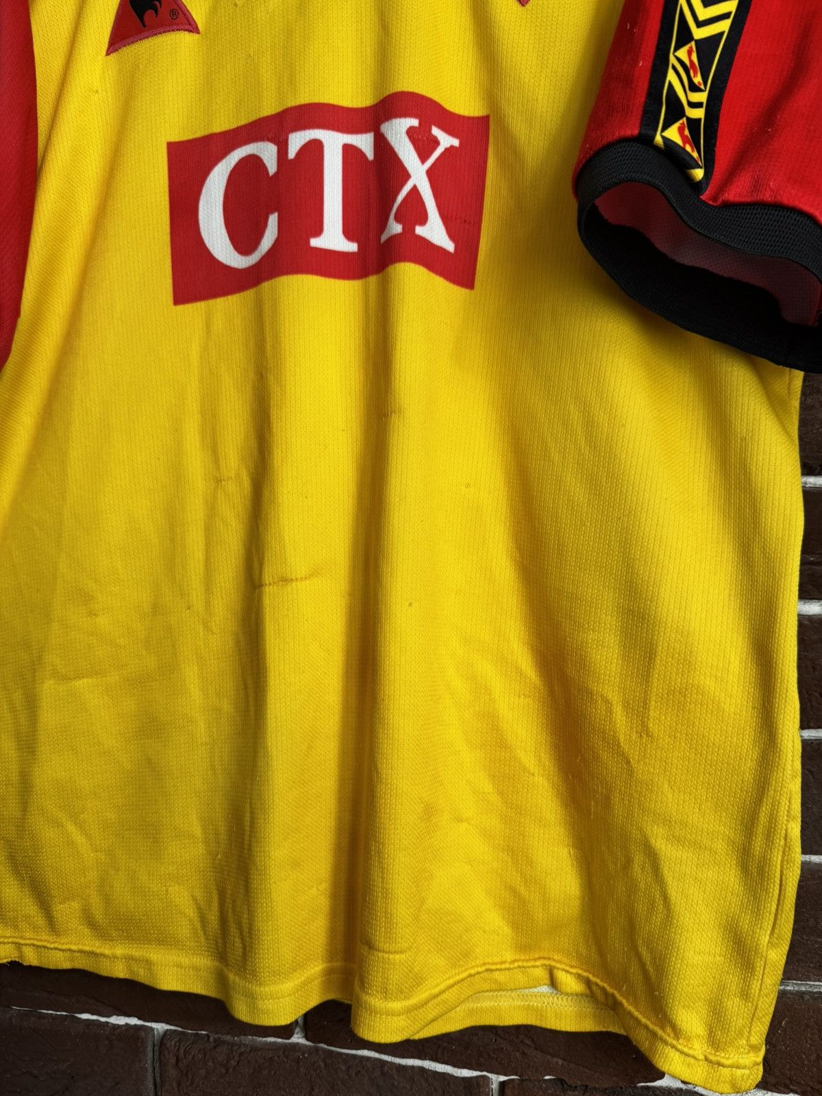 Le Coq Sportif Vintage 1998 Le Coq Sportif Watford Premier League Football Size US XL / EU 56 / 4 - 3 Thumbnail